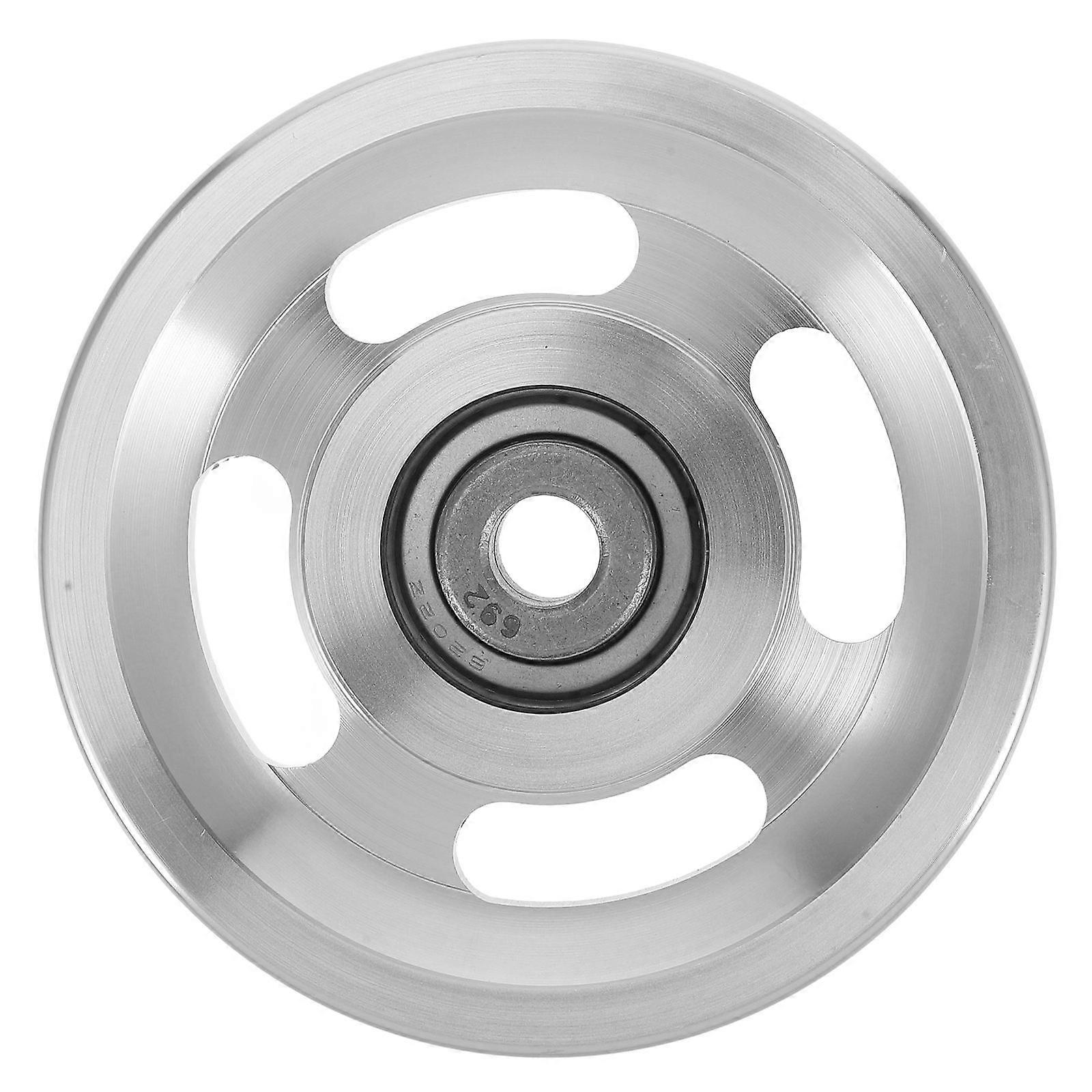 Bearing Pulley Wheel For Gym Equipment Noise Reduction Design Silver Color 9.50X9.50X1.60CM 1 Set