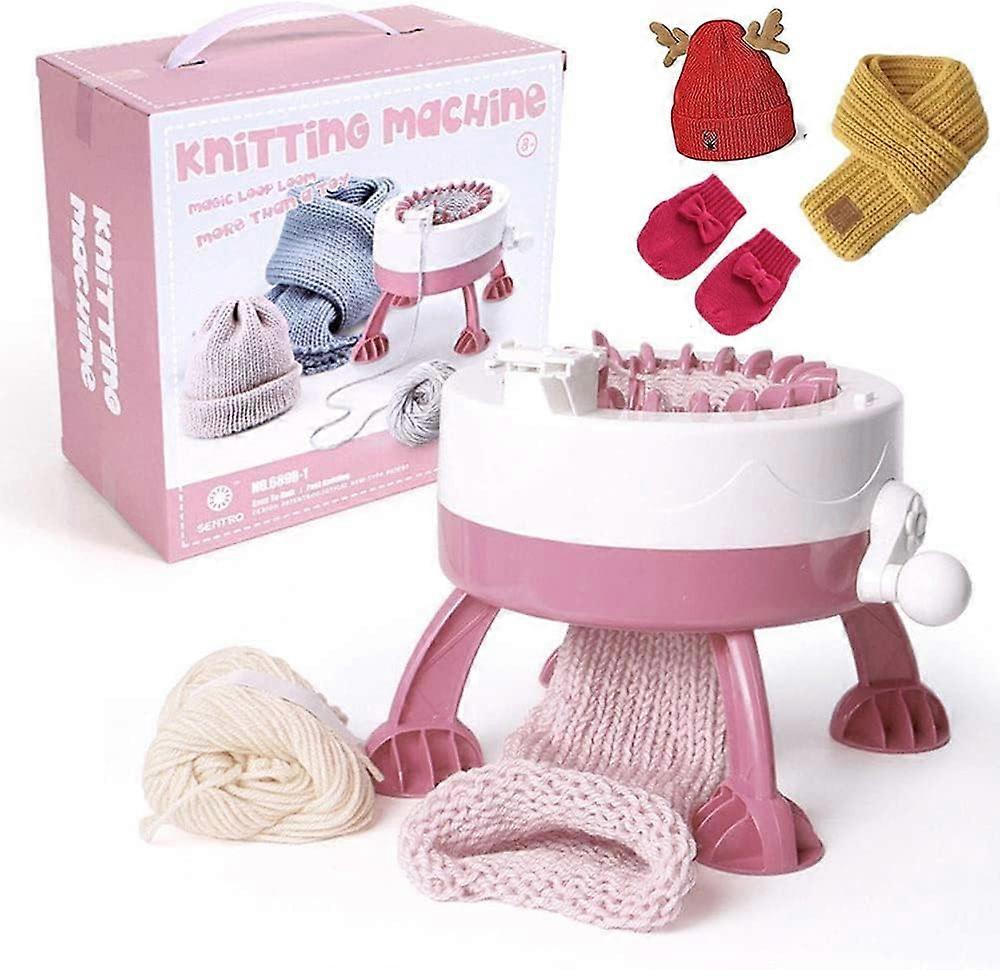 ZENGO Knitting Machine 48 Needles, Smart Manual Rotating Kit Knit Machine,  (22 Needles (g2))