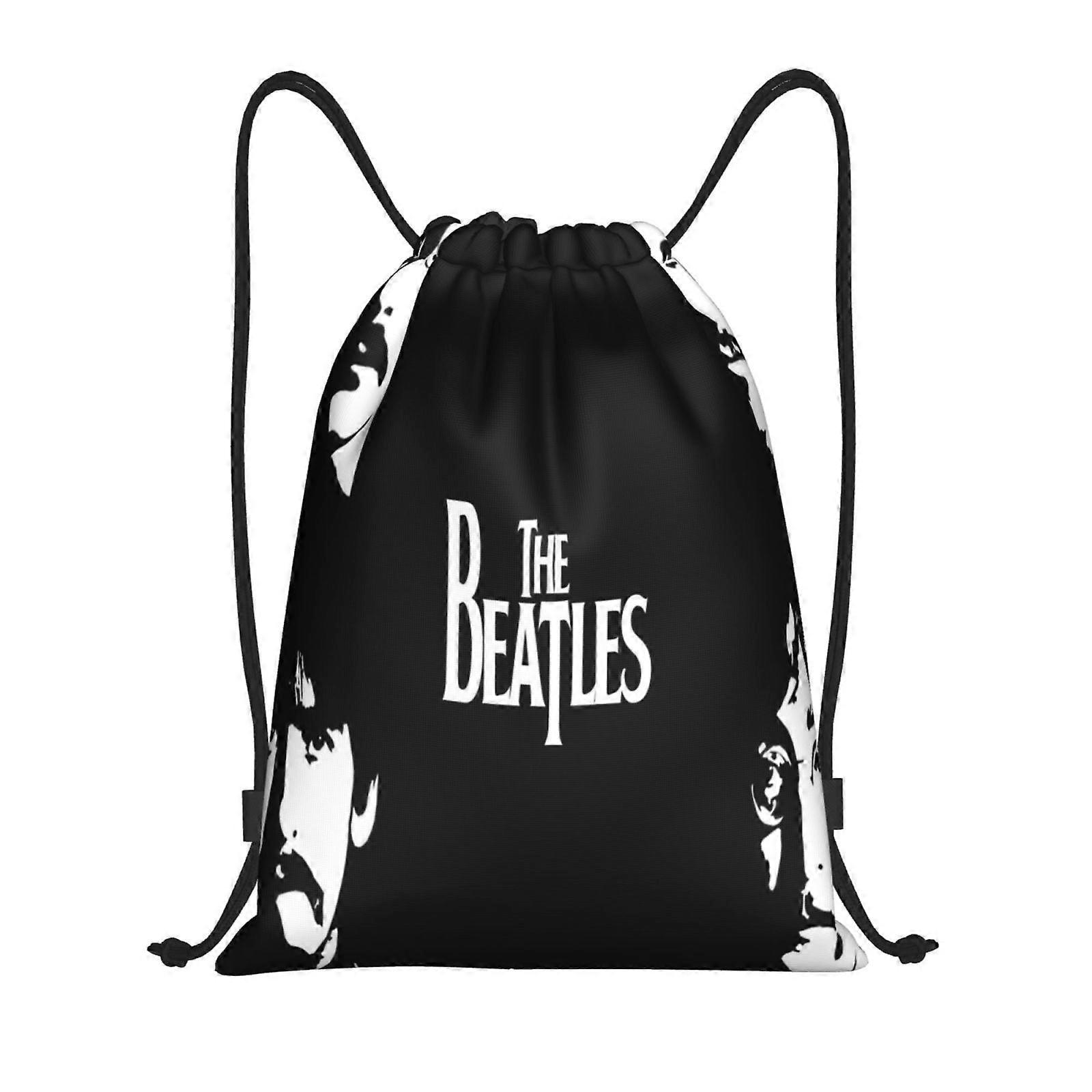 r52 The Beatles Canvas double shoulder backpack with extra space and minimalist look u52