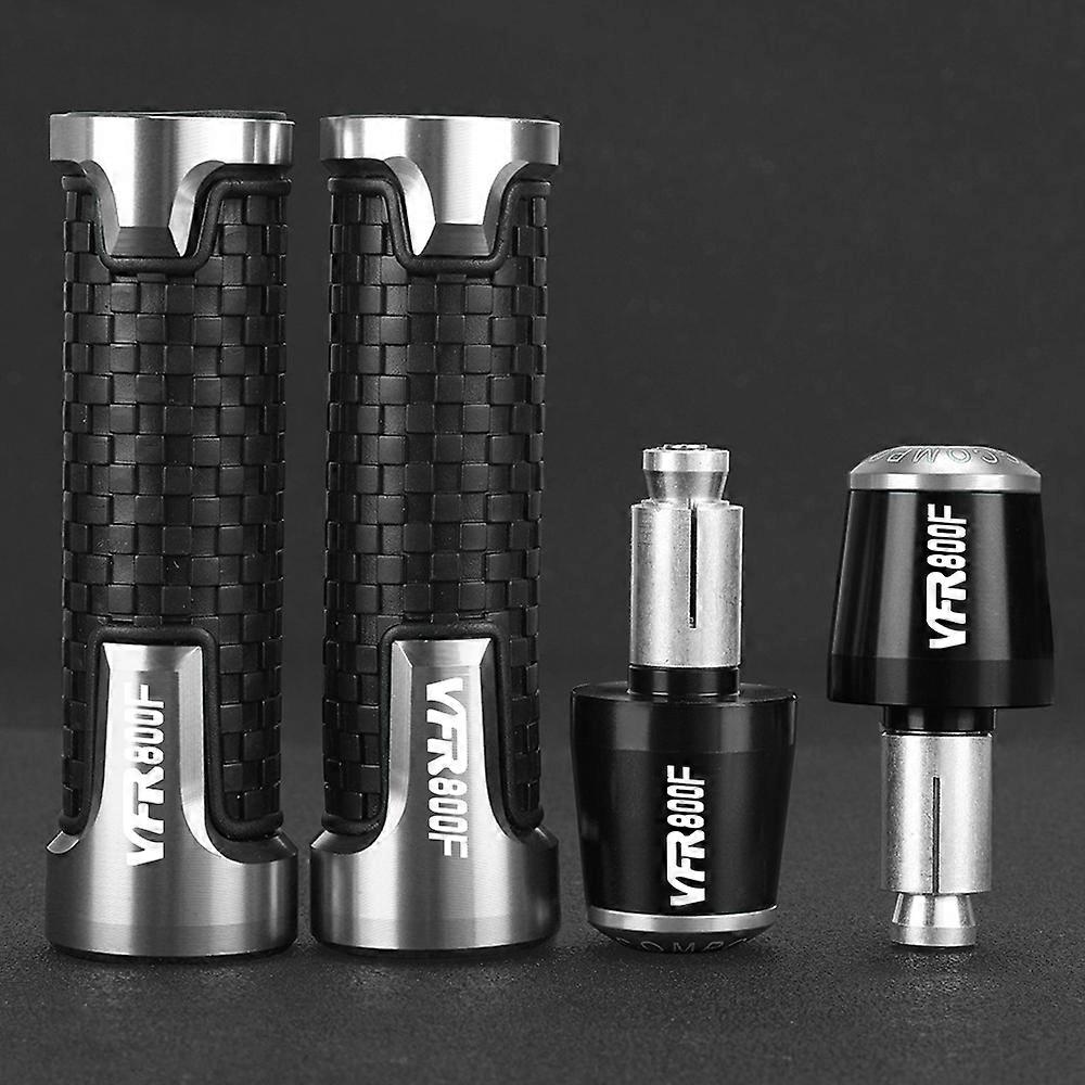 For Honda VFR 800F VFR800F VFR750 VFR800/F VFR 800 VFR1200/F Motorcycle 7/8" 22MM Handlebar Grips Handle Bar Cap End Plugs