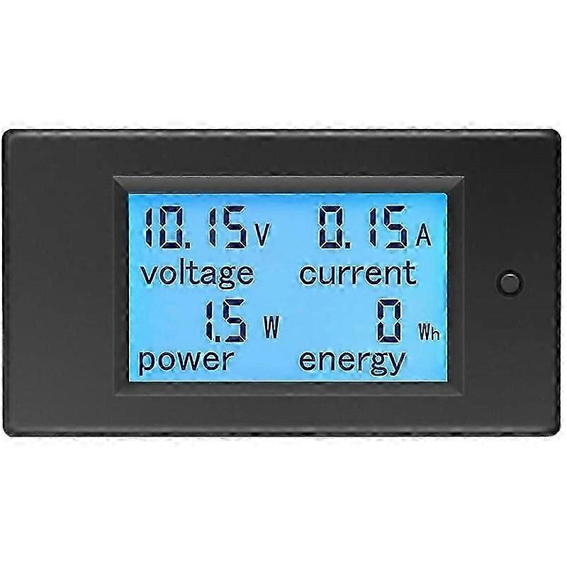 Voltmeter Ammeter DC20A - 12V D6.5-100V 20A Voltage Current Power Energy Meter