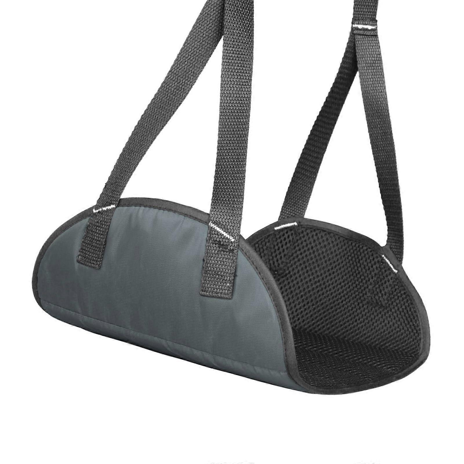 MultiPurpose Hanging Foot Rest for Travel, Portable Foldable Design, Breathable Mesh, Quick Setup.
