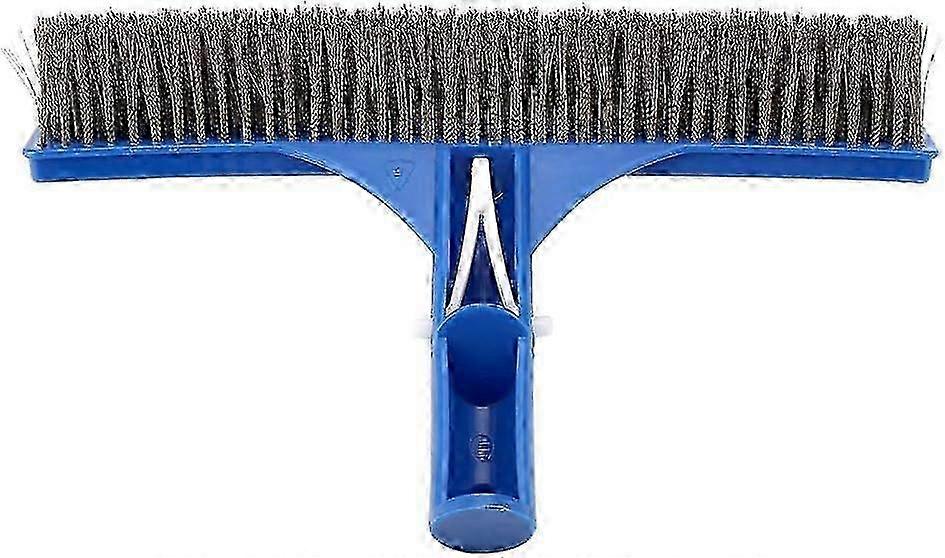 Blue Pool Wall Brush 25.2 X 4.5Cm Cleaning Tool Plastic Brush Head for Pool Spa Accessory