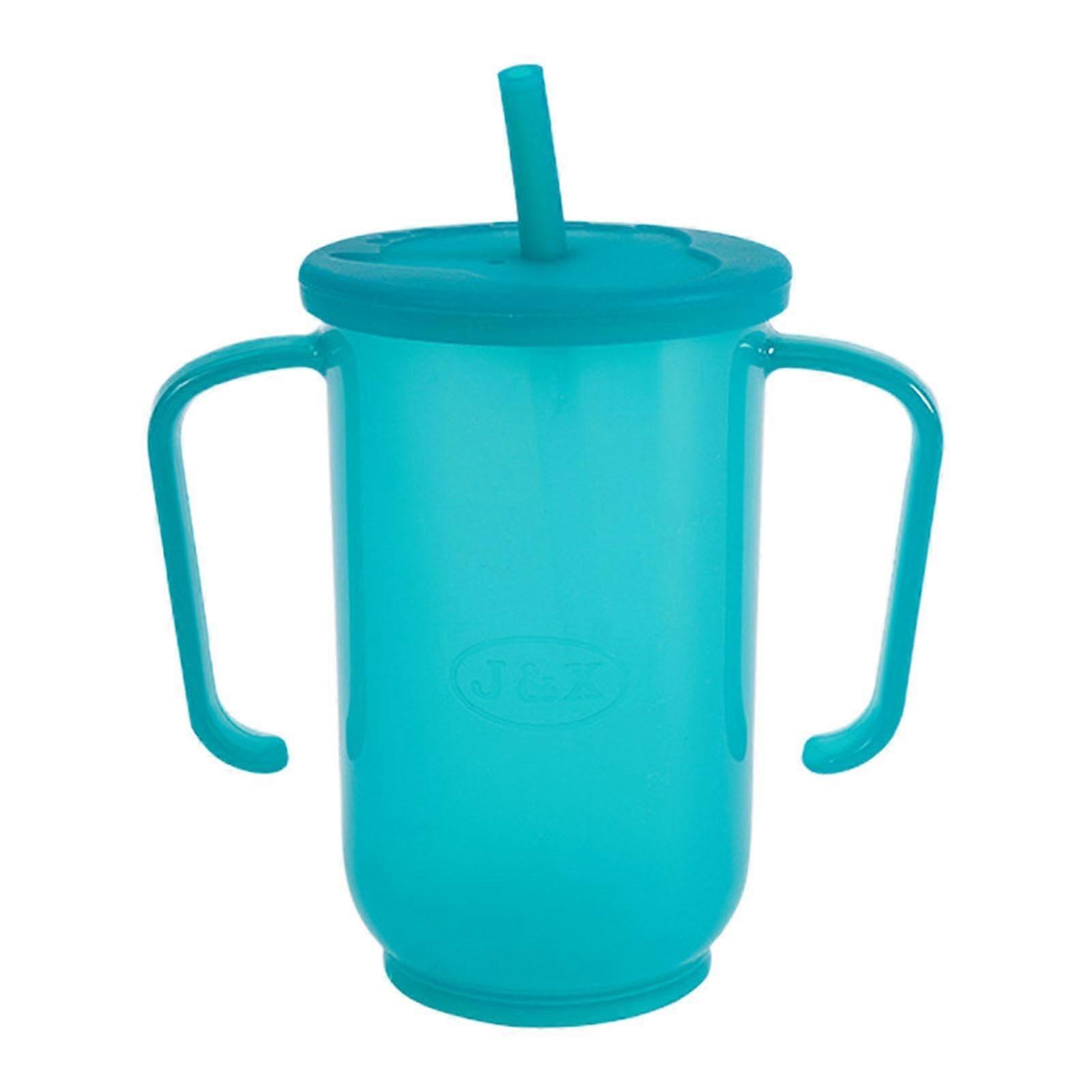 Adult Duckbill Cup, Leak-Proof, with Handle and Straw, Ideal for Seniors with Special Needs