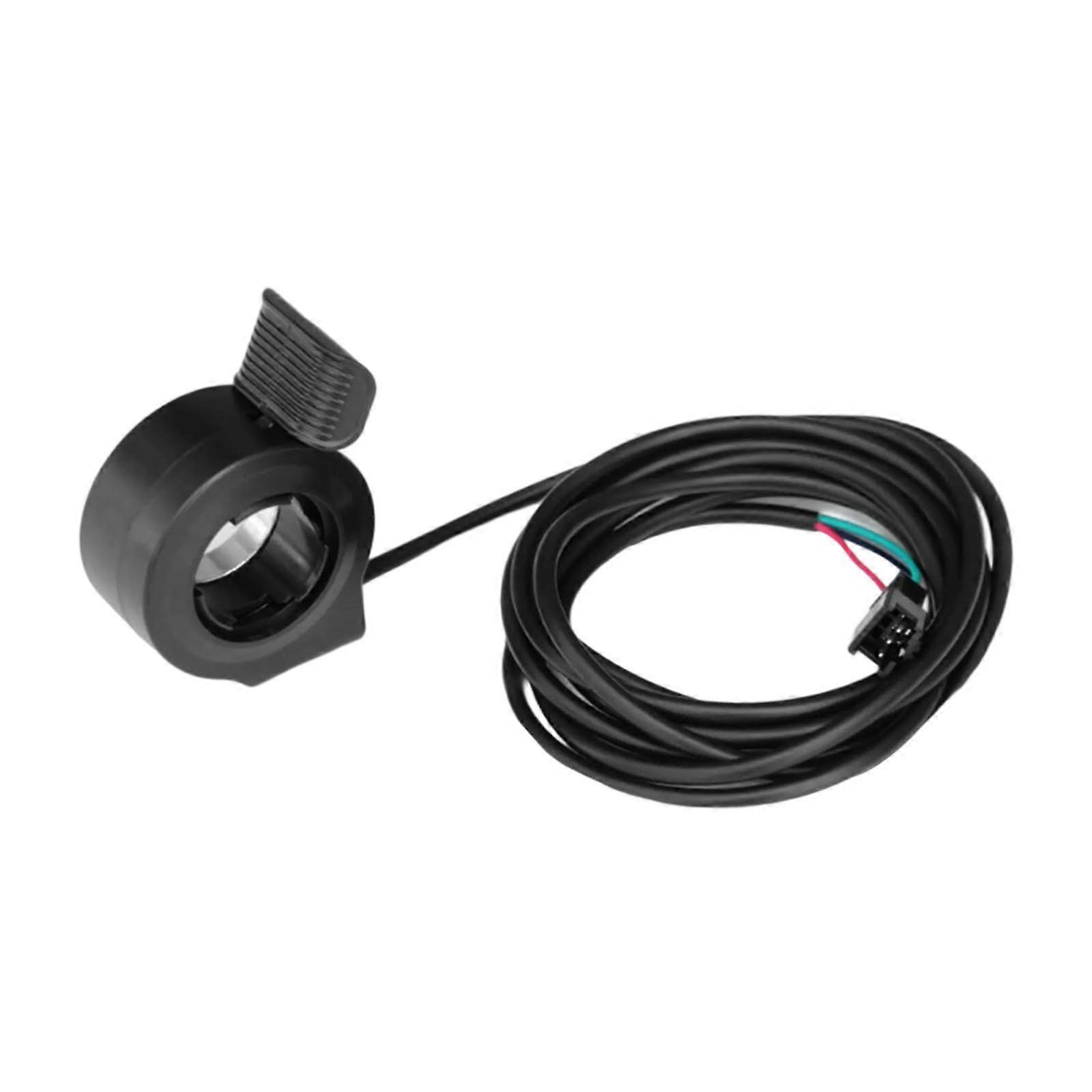 Thumb Throttle Valve Scooter Accelerator Throttle Valves 22.2 mm Right/Left Hand Parts Replacement Universal Speed Control Electric Bicycles