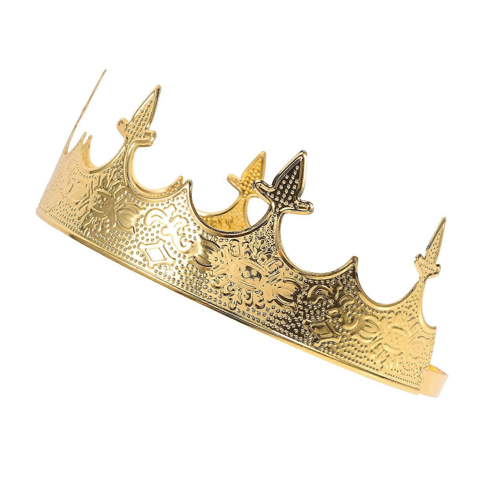 The **Retro King Crown Headpiece for Men** is a stylish and eye catching accessory designed to add a touch of to any costume or cosplay ensemble.