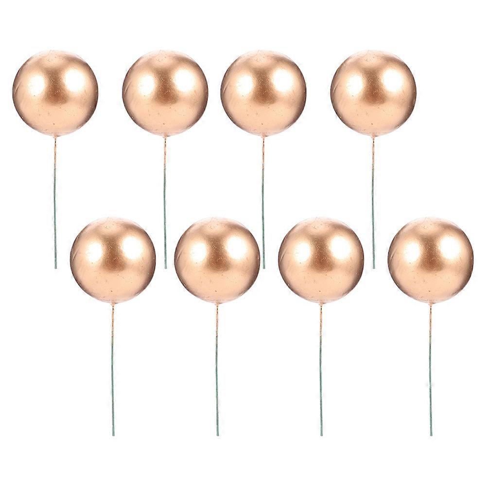 Cupcake Picks Decor Foam Balls 4.1×1.6×1.6in Dinner Decoration Event Planners 36Set