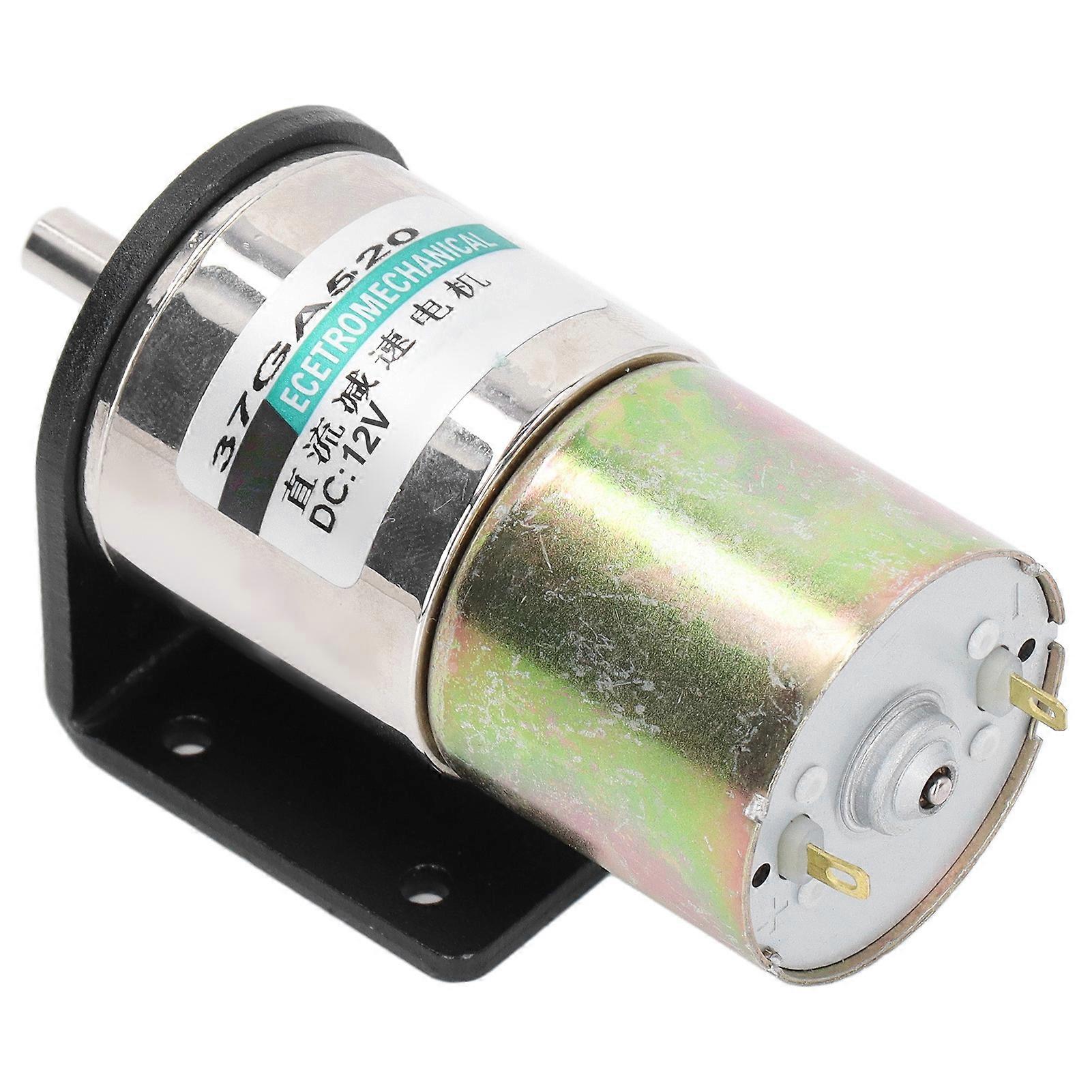 DCウォームギアモーターマイクロブラシ付きセルフロックアルミニウム合金産業用電気モーター12V 10W、ホルダー0-150 RPM付き