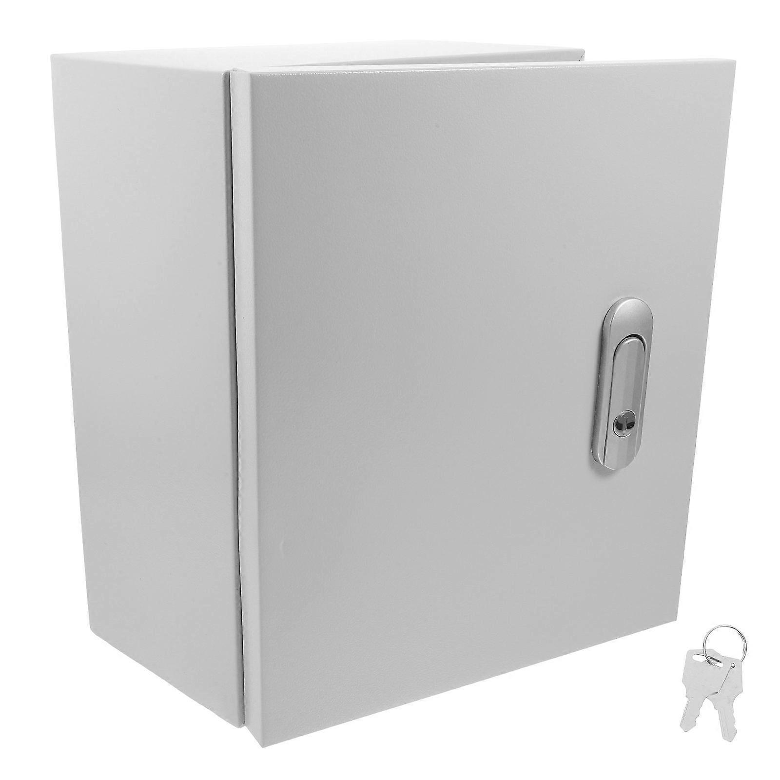 Electrical Junction Box with Safety Locks Wall Mounted Enclosure for Outdoor Use Distribution