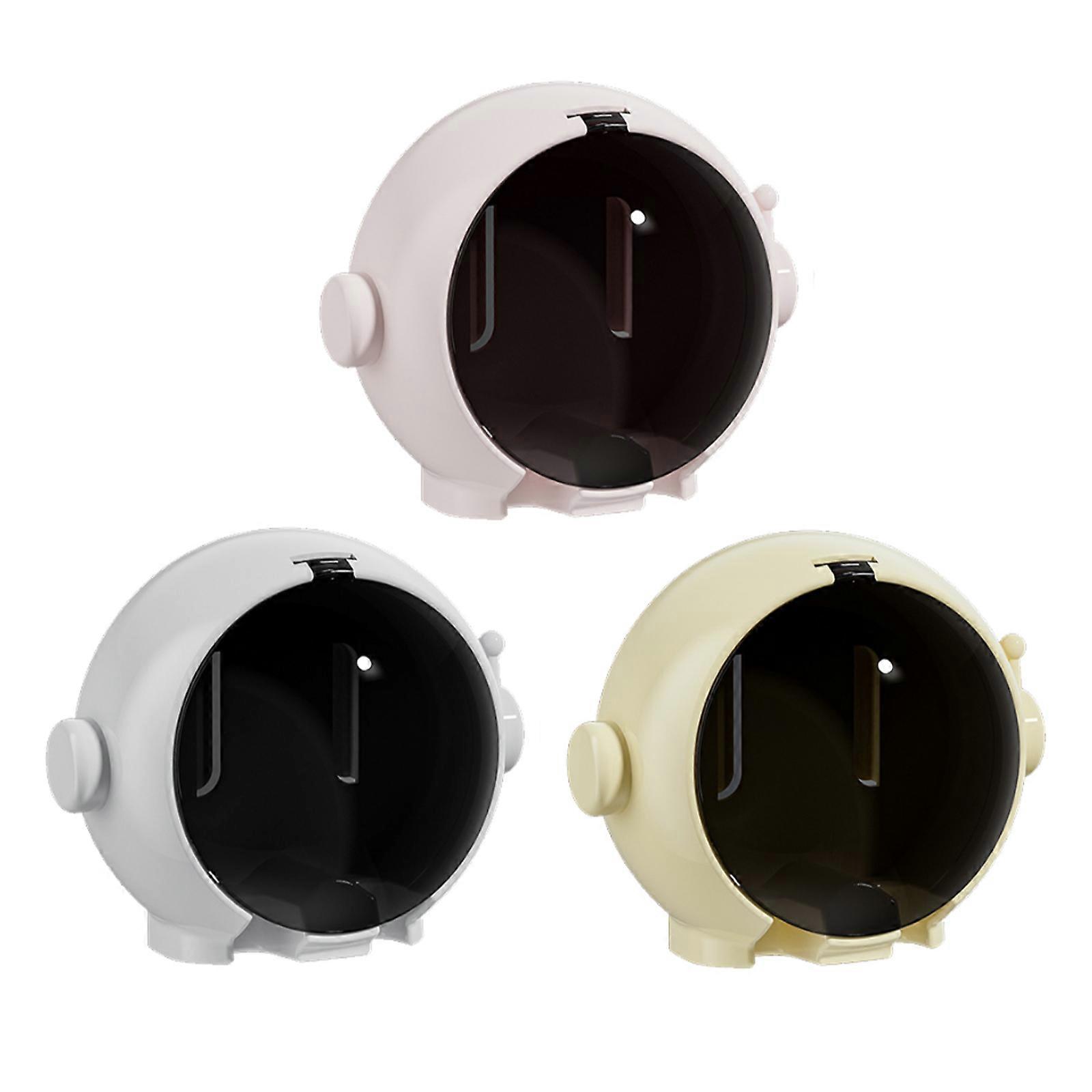 Pack of 3 Astronaut Bathroom Racks for Toothbrushes Not Drilling Required Space Man Toothbrush Stand for Bathrooms Multicolor