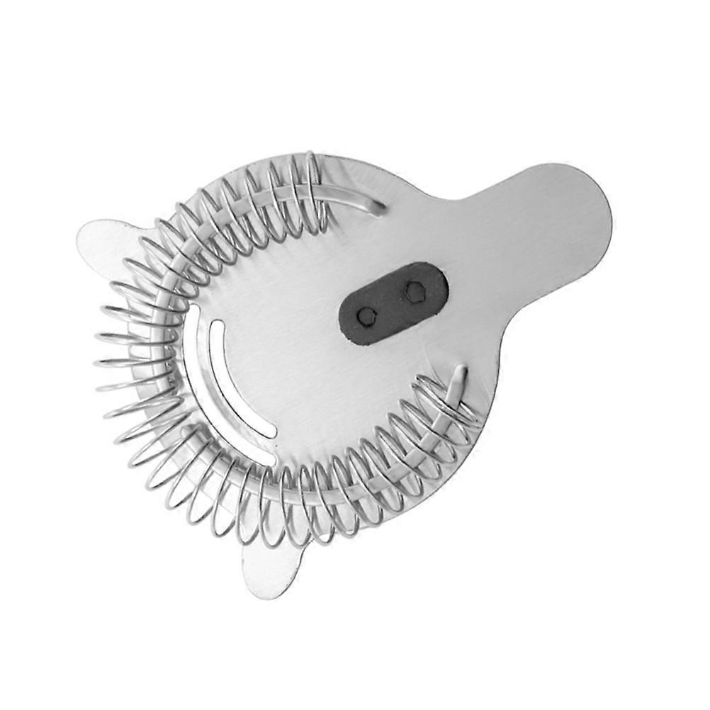 Cocktail Strainer in Stainless Steel for Home Bartending with Spring and Comfortable Grip 4.5 Inches