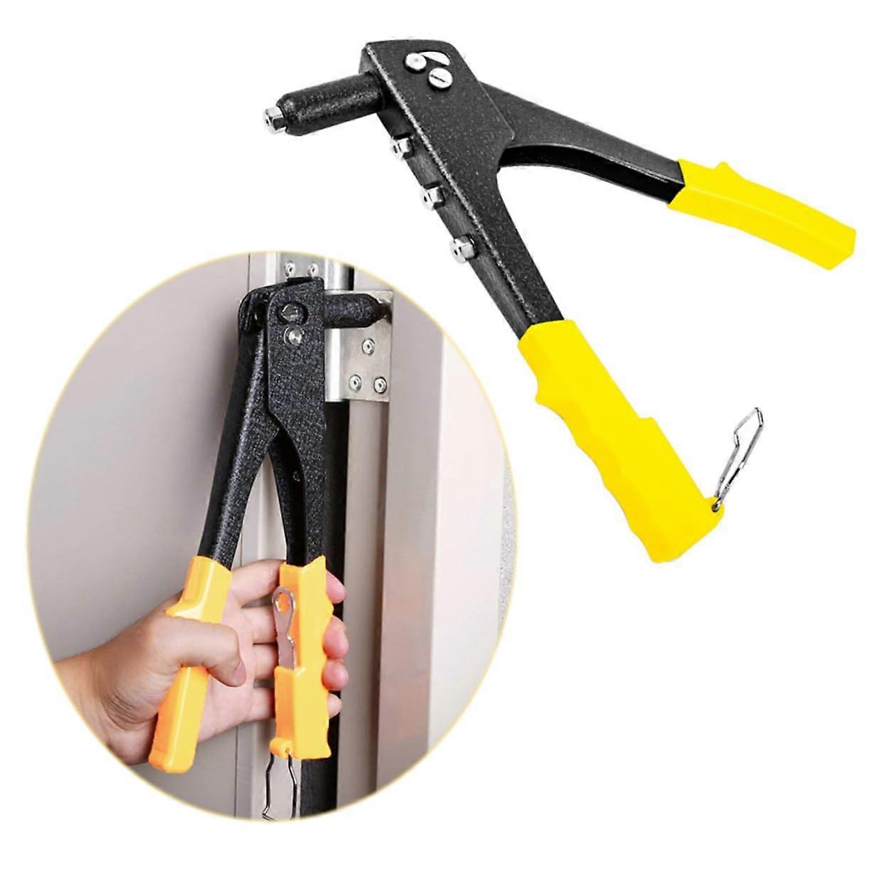 Manual Blind Rivet Nut Tool Ergonomic Design for DIY Projects, Precision Riveting Device with Tension Core for Robust Performance