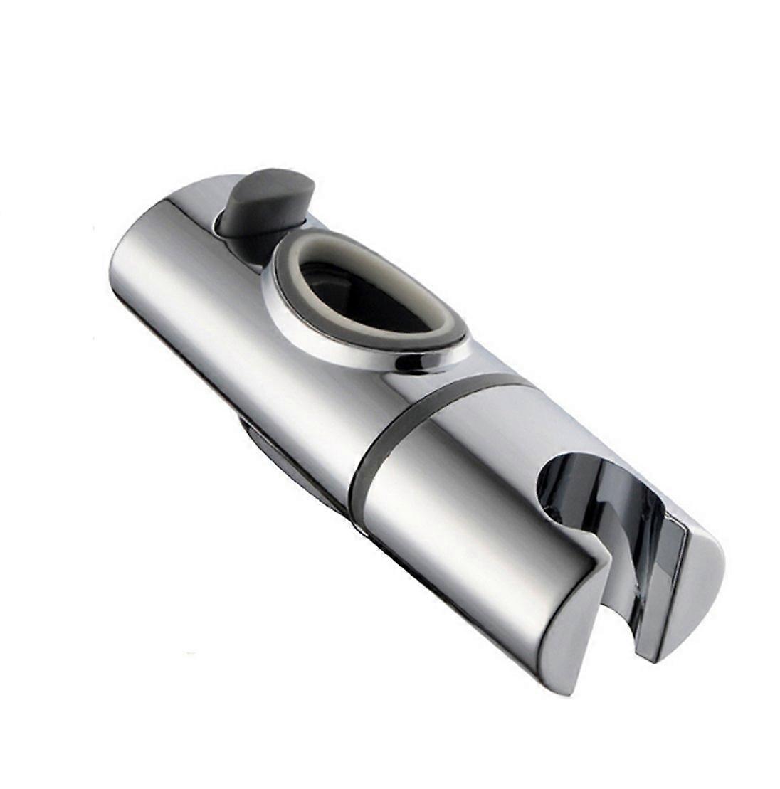 Shower Head Bracket Replacement For Hand Shower Oval Sliders Compatible Height Adjustable Rail ABS Chrome 30x15mm