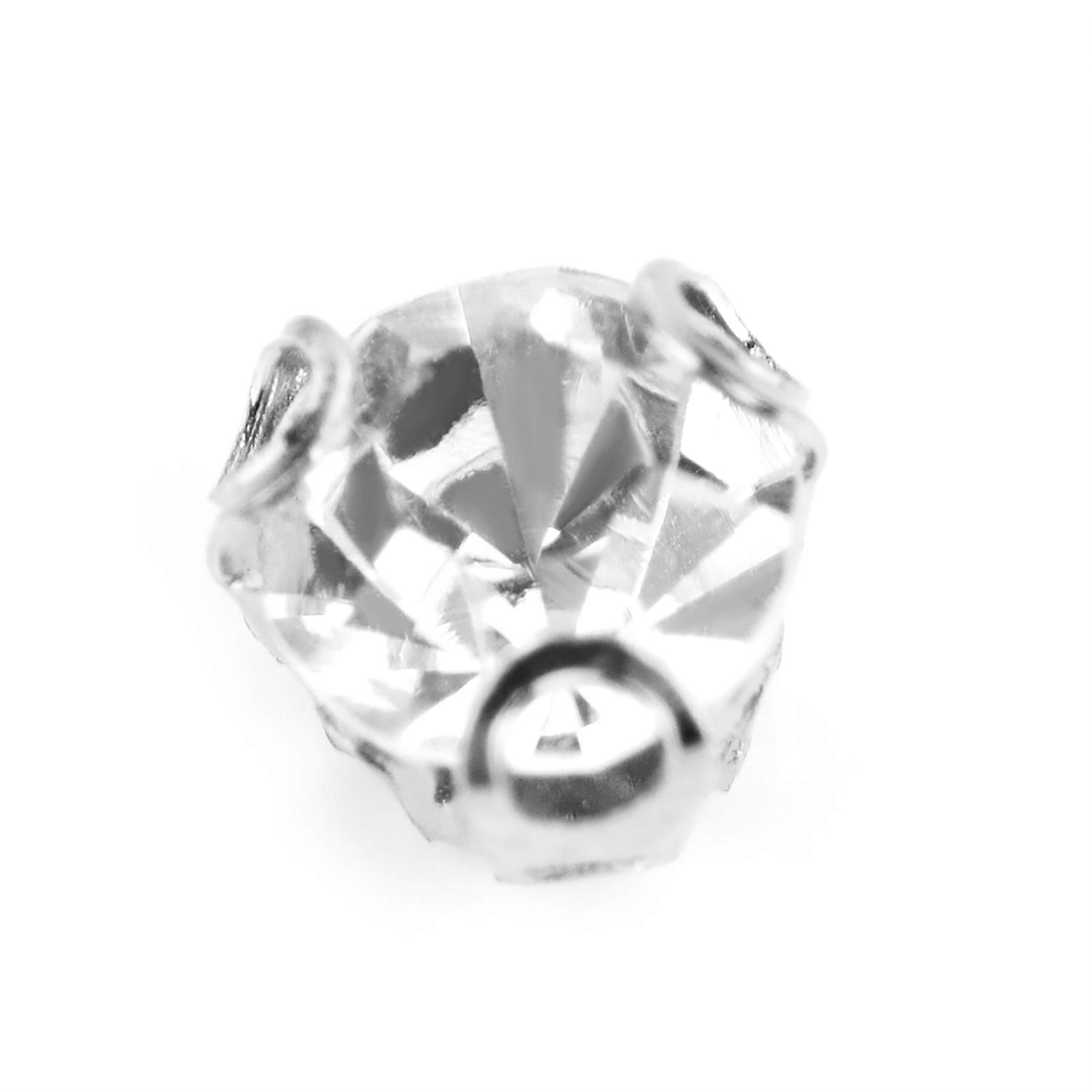 3D Anti Scratch Single Claw Clear Sewing on Rhinestones DIY Clothing Accessories Parts (#02)