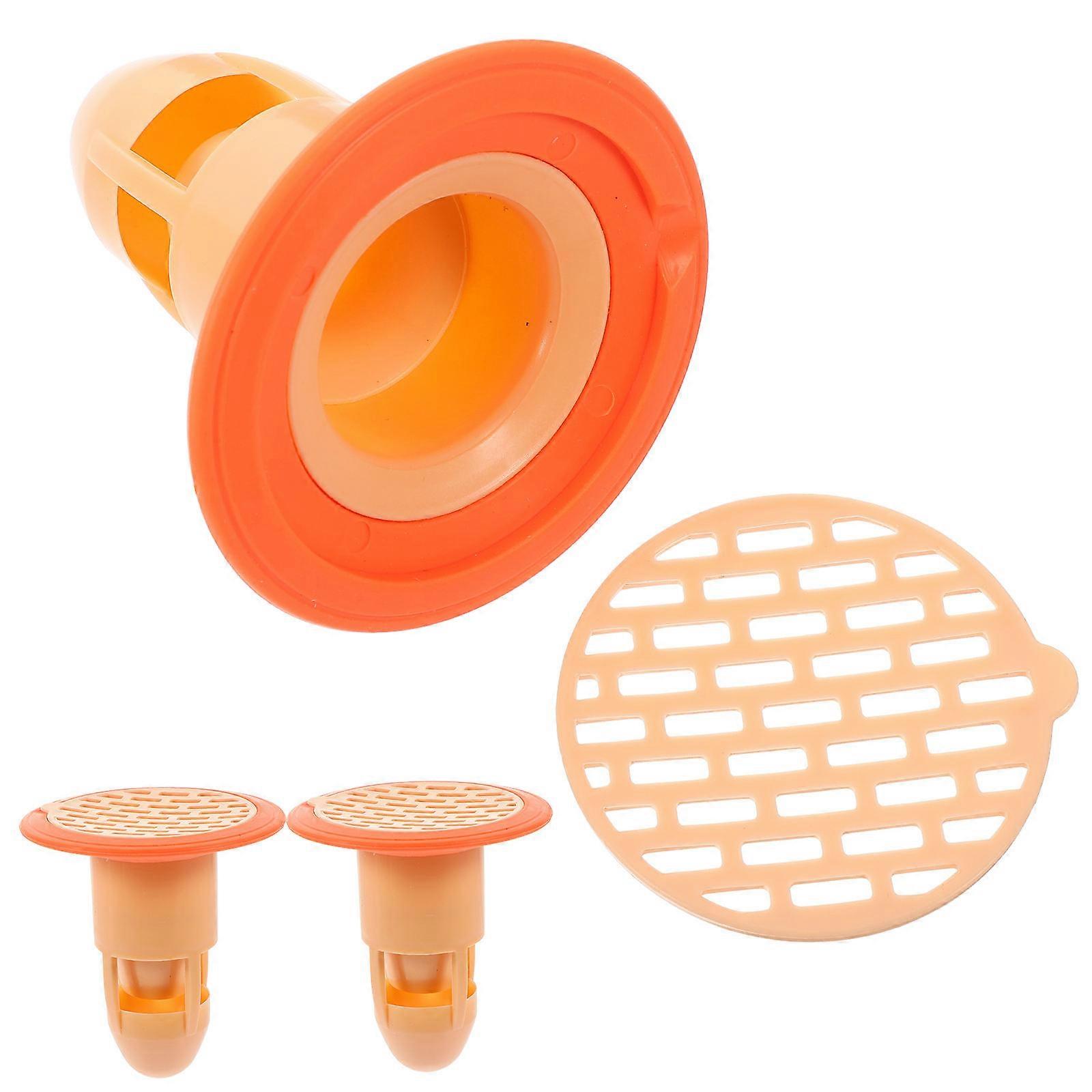 3pcs Bathroom Sink Stoppers Drain Strainers for Kitchen and Shower – High Suction, Clog Prevention, Fits Most Drains, Durable Stylish Design