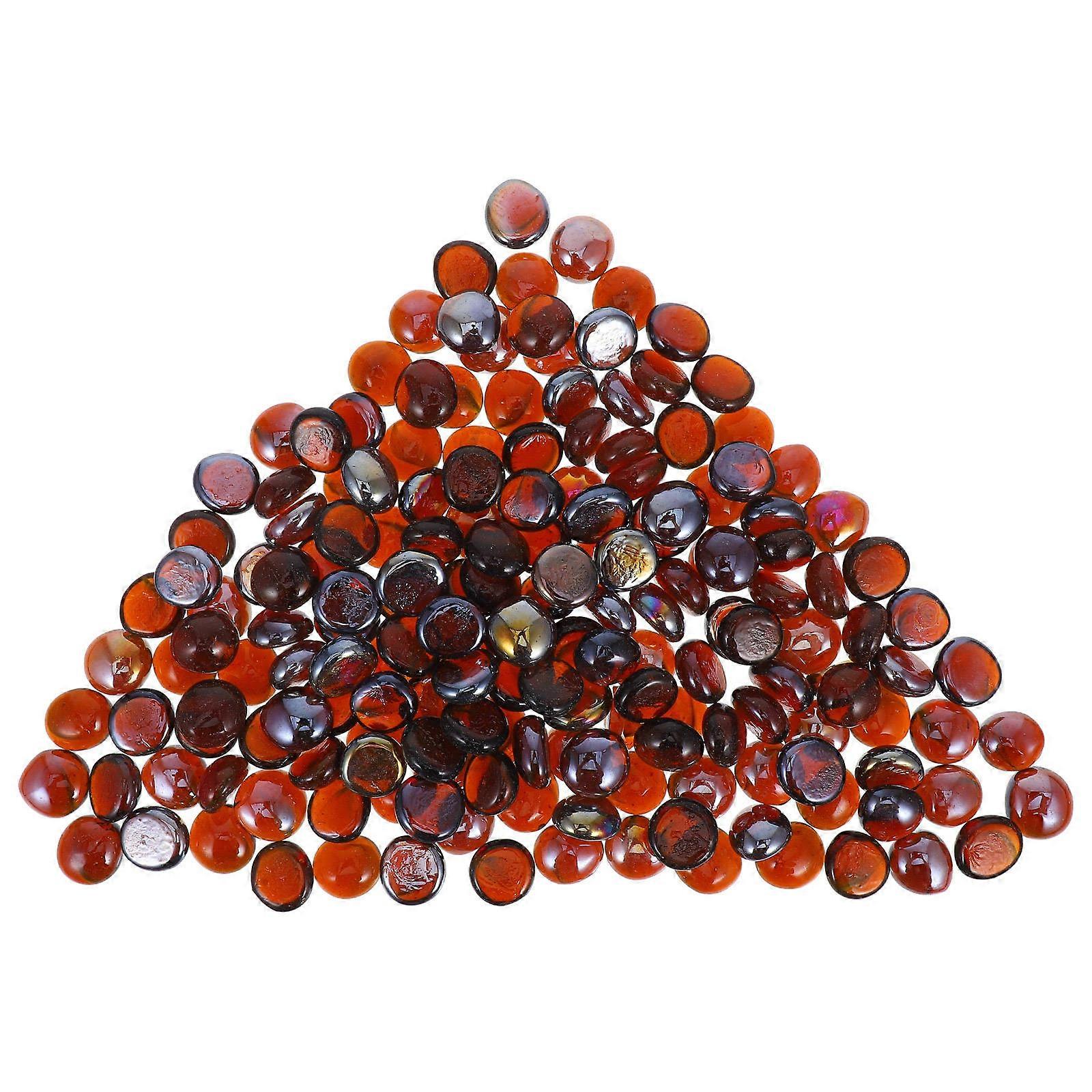 Decorative Fire Pit Glass Beads for Fish Tanks, Fireplaces, and Plant Pots – Safe for Freshwater and Saltwater Environments, Multi Use
