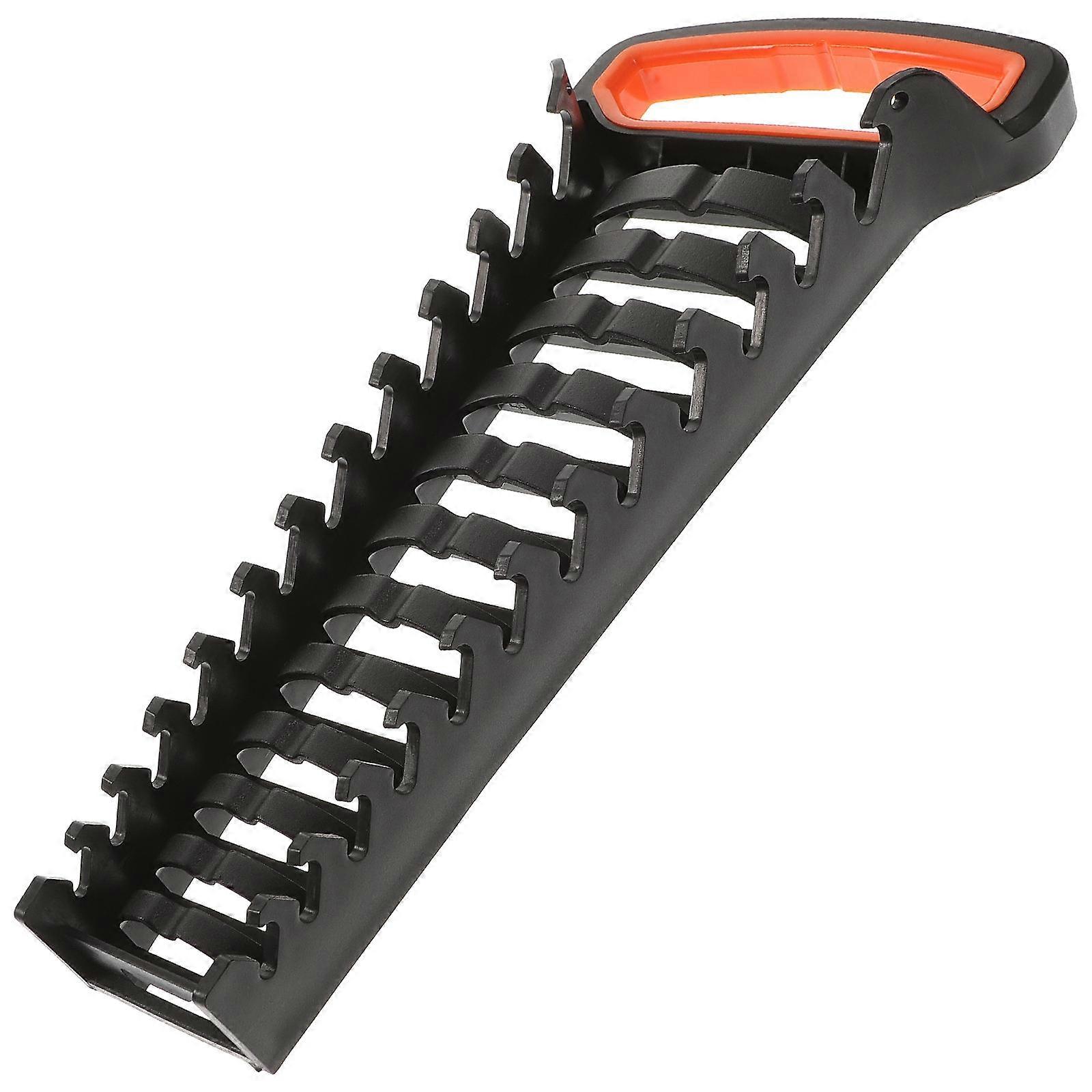 Wrench Organizer Rack Tool Storage for Handyman and Mechanics With Black Professional Design 11.2X5.1X1.5in 1Pack
