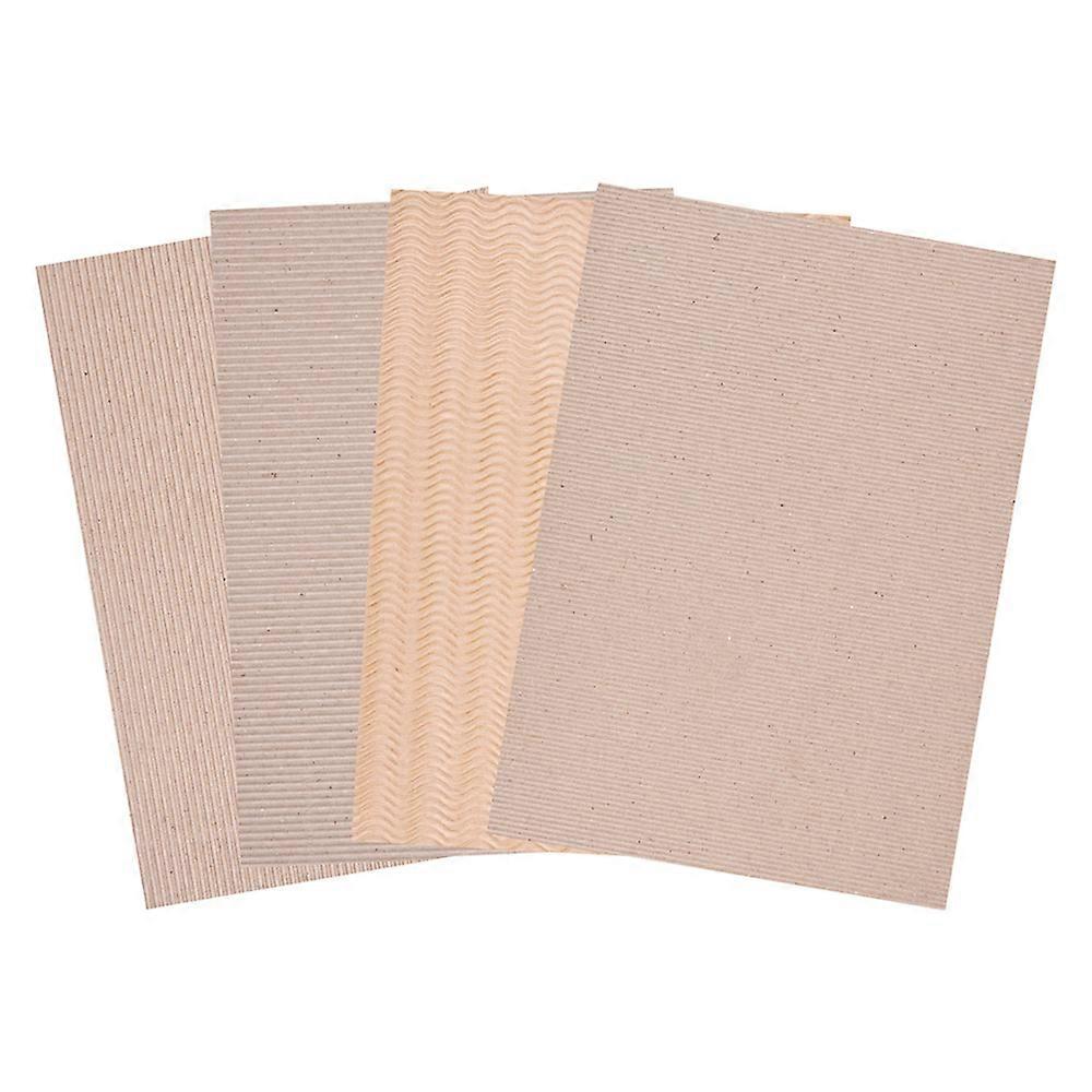 Corrugated Natural Card A4 20pk