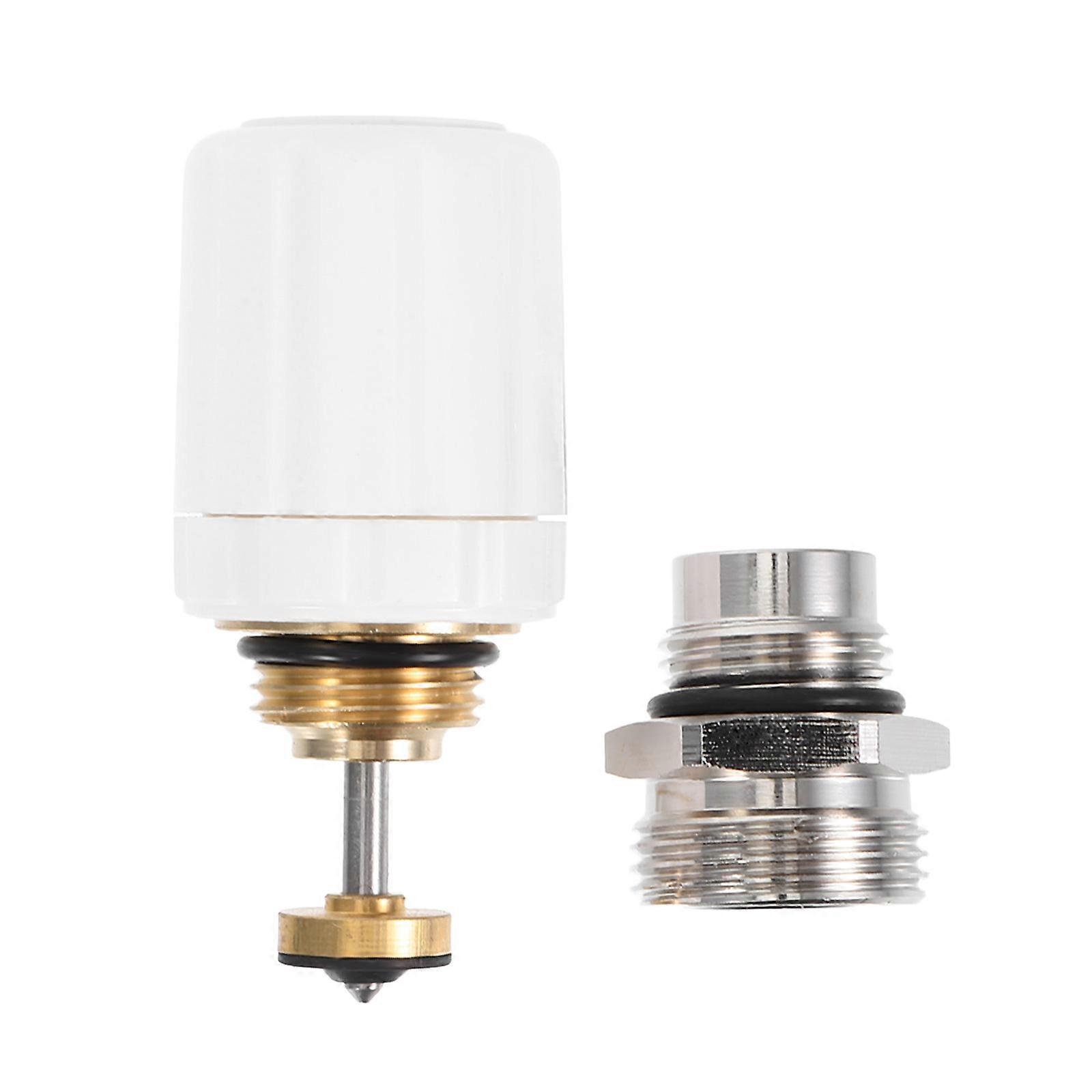 Spring Valve Core Golden Color High Position Structure Floor Heating Manifold Prevent Back-Flow Temperature Regulation 5.5x3x3cm 1Pcs