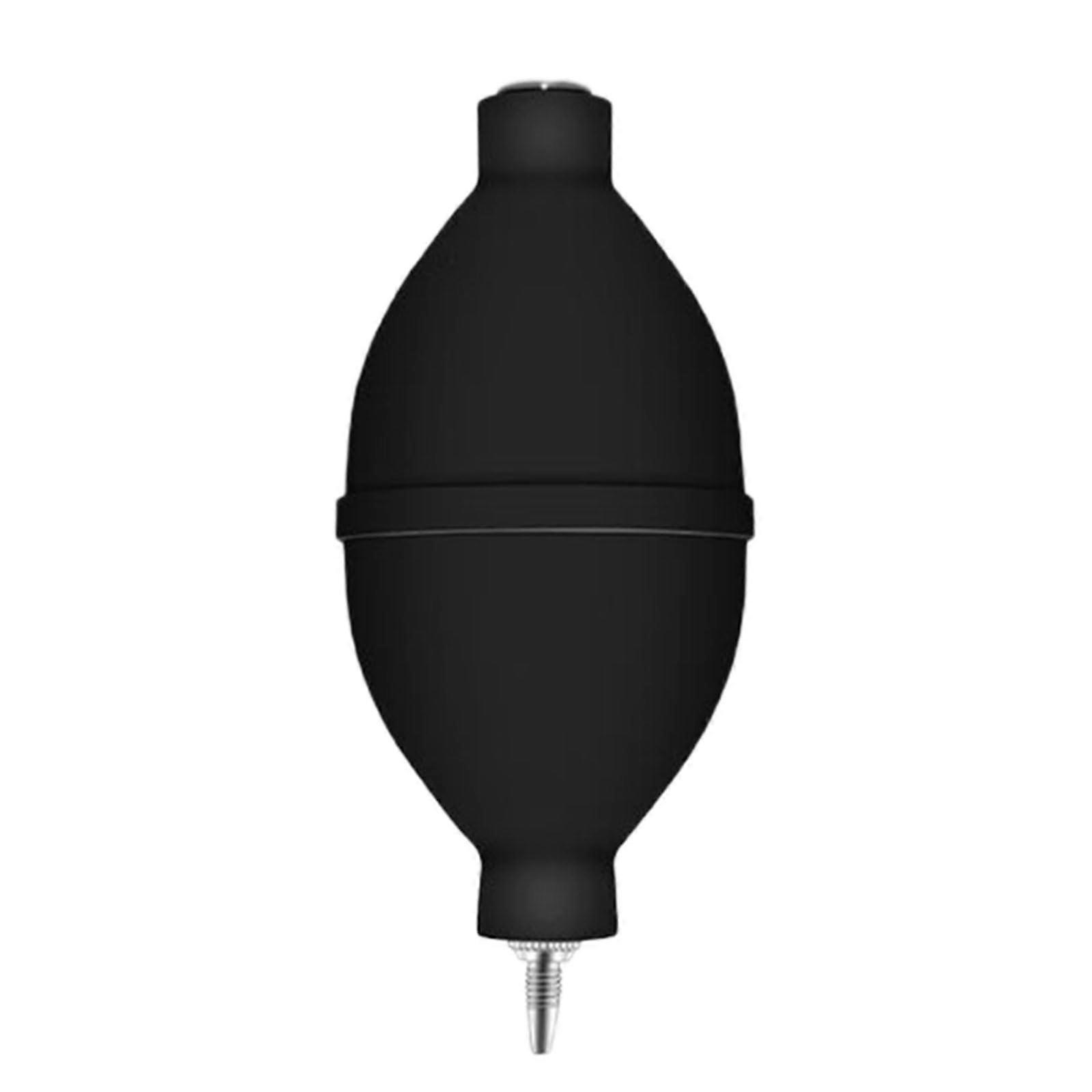 Air Duster Squeeze Bulb - Reusable Keyboard and Camera Dust Cleaner, Blower for Lenses and Electronics, Black