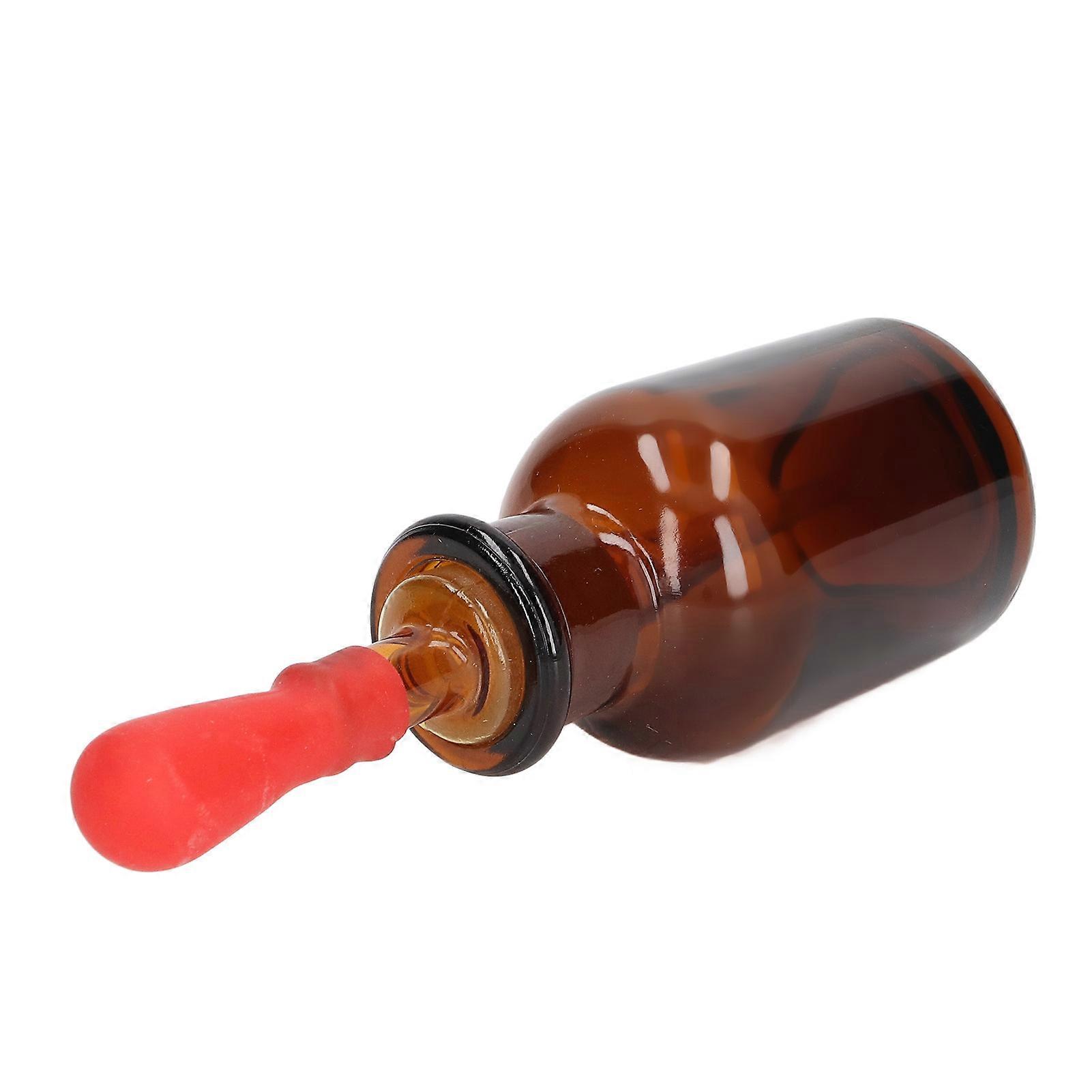 10Pcs Dropper Bottle 30ml Capacity Rubber Top Tool Set Kit for Laboratory Experiment