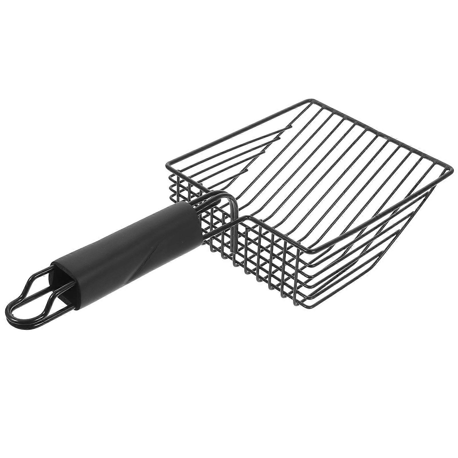 Metal Cat Litter Scoop for Pet Waste Cleaning Reptile Sand Sifter 1 Set for Cat and Reptile