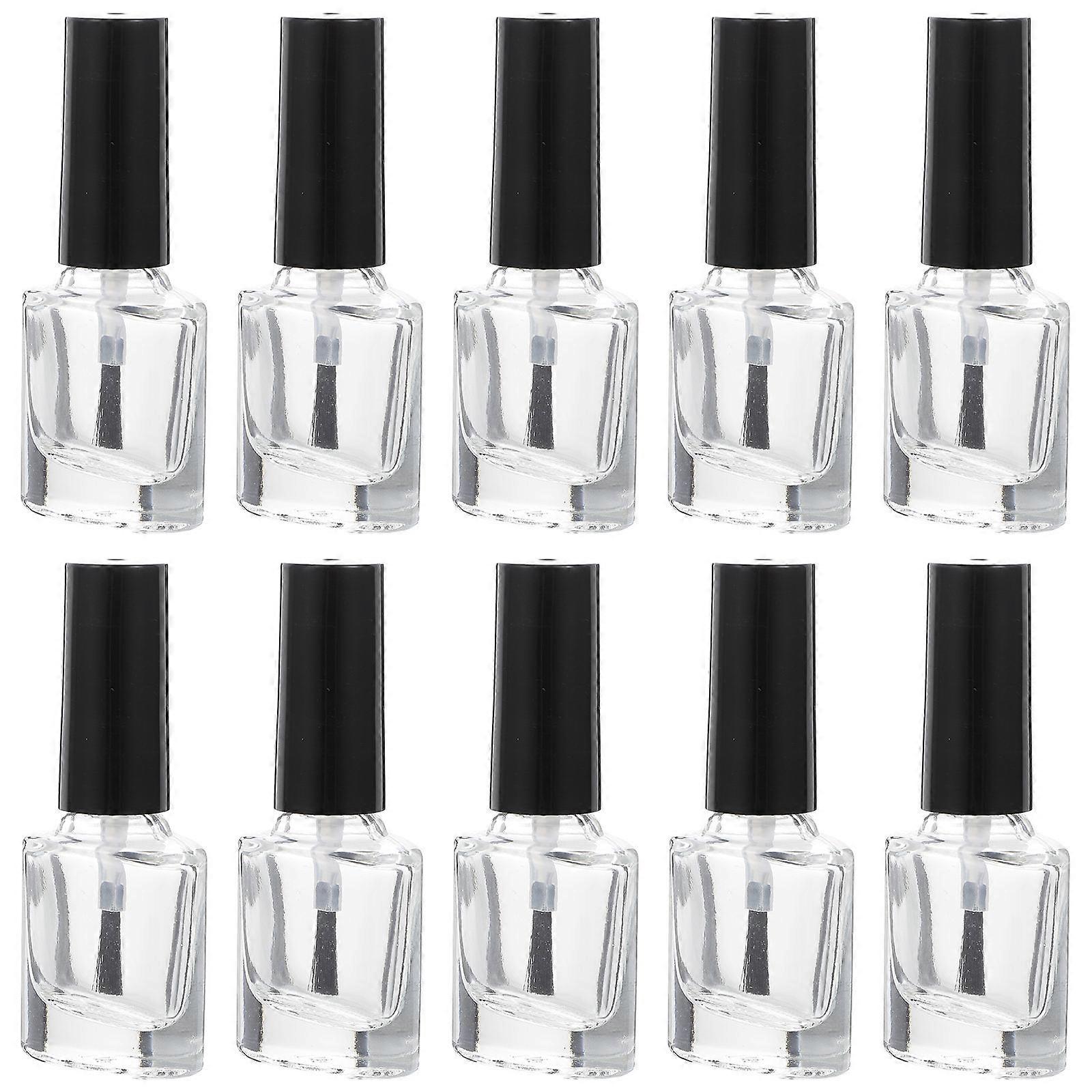 20pcs Nail Polish Bottles 10ml Nail Polish Containers Portable Sub Bottles
