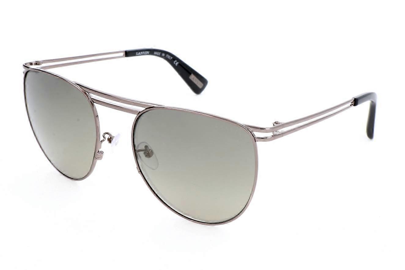 Sunglasses Lanvin SLN108M 568X SHINY GUNMETAL 57/20/135 WOMAN