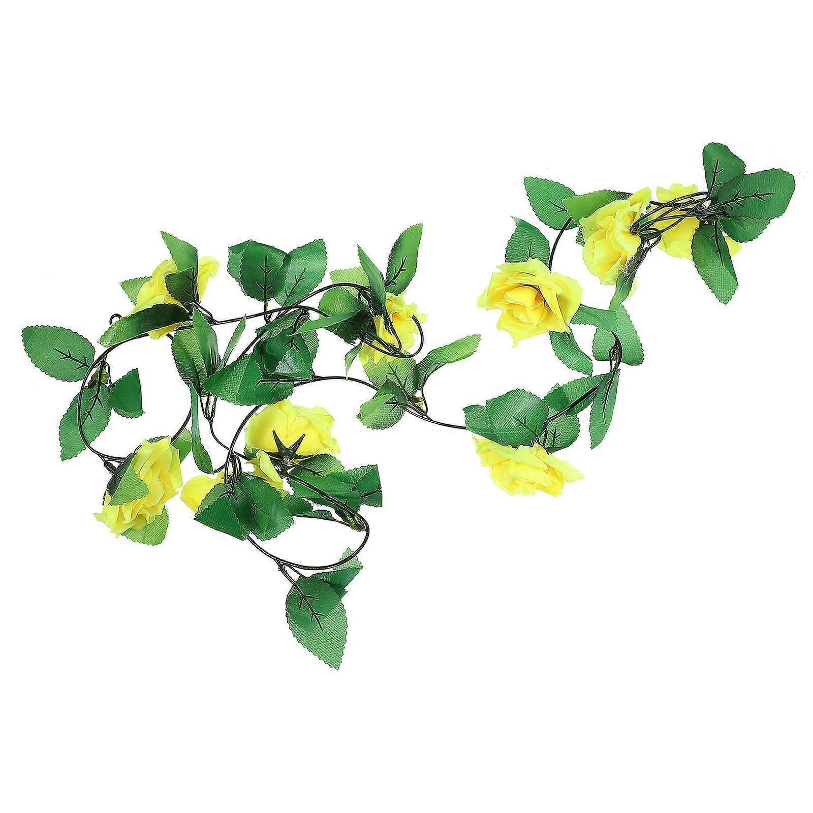 Simulation Rose Rattan Décor For Event Planners Featuring Elegant Style Perfect For Parties 1Set