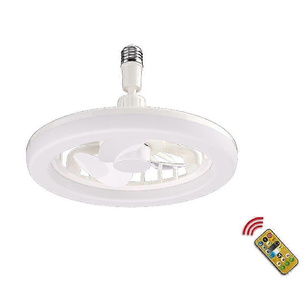 Ceiling Fan with Lights E27 Lampstand 30W Remote Control Indoor Led Light Fan Edition 0729