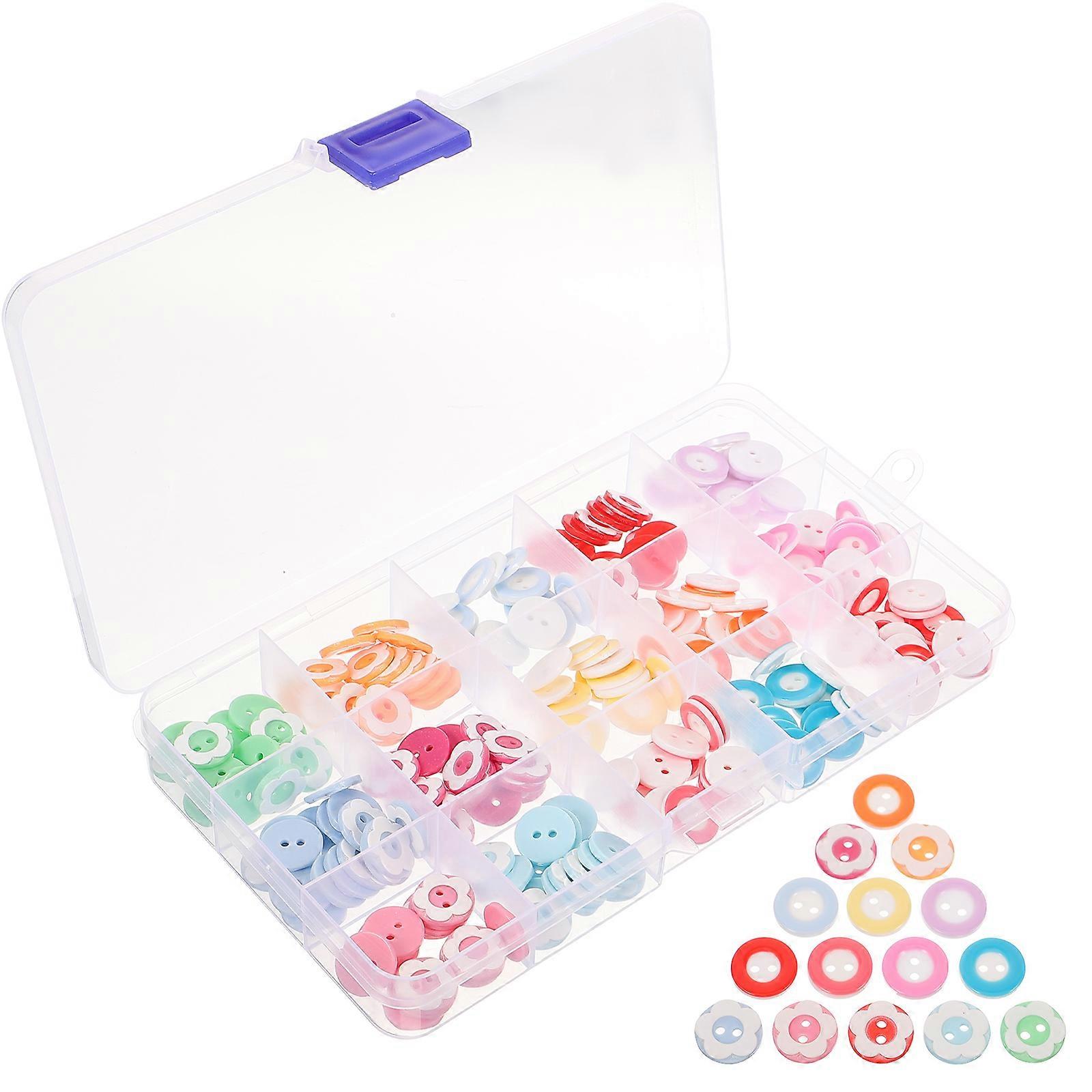 Cute Sewing Buttons For Crafting DIY Projects Assorted Color 1.2x1.2cm Decorative 225Pcs