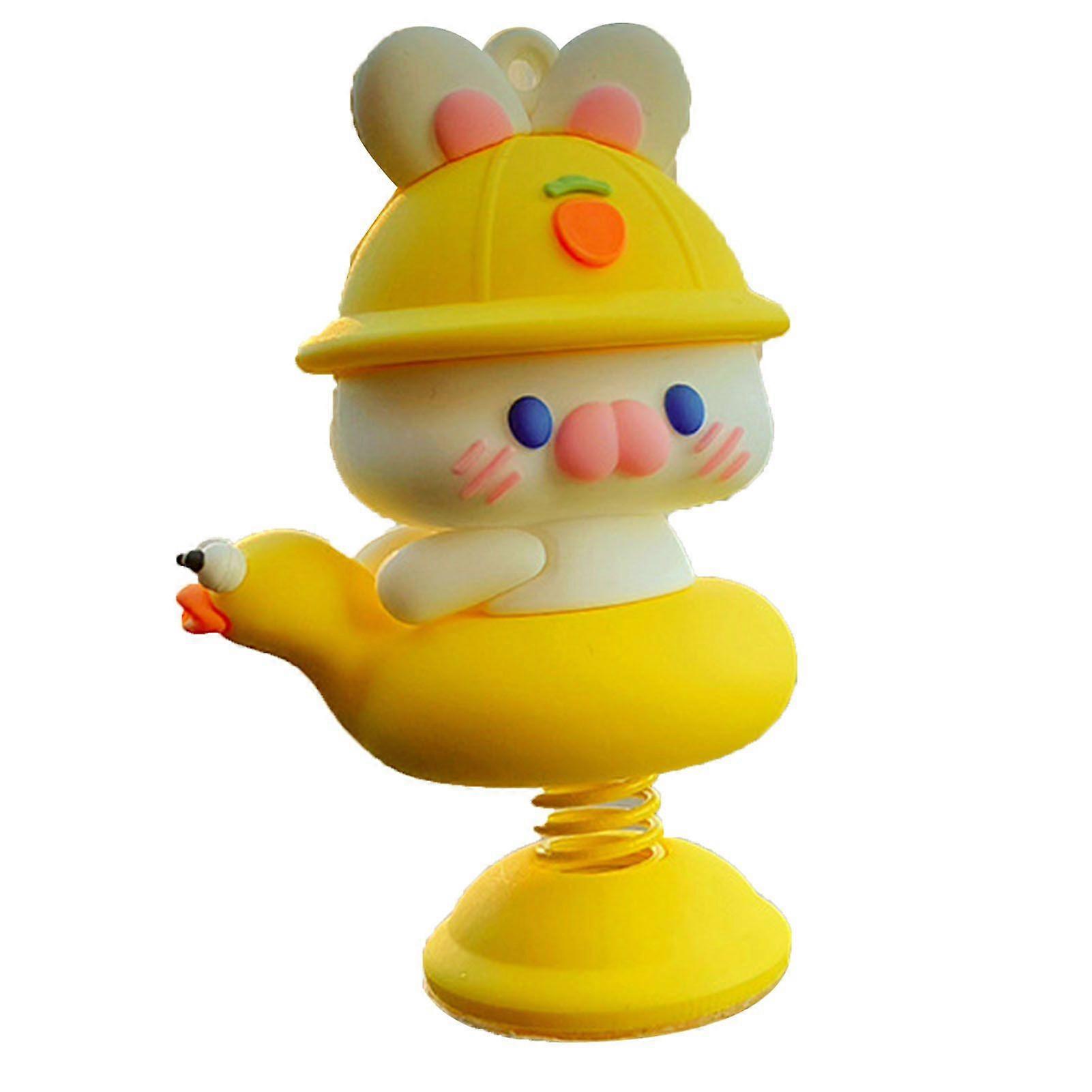 swimming circle spring toy for car dashboard