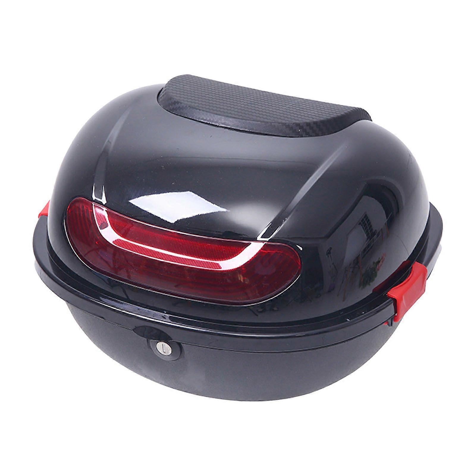 Scooter storage trunk large capacity waterproof universal fit impact resistant