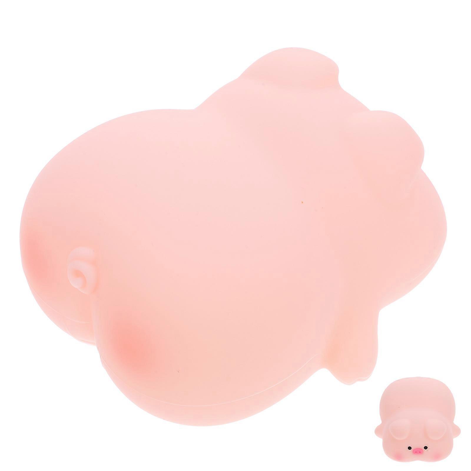 Cartoon Pig Night Lamp 1 Set Table Night Light for Bedroom Aesthetic Lighting
