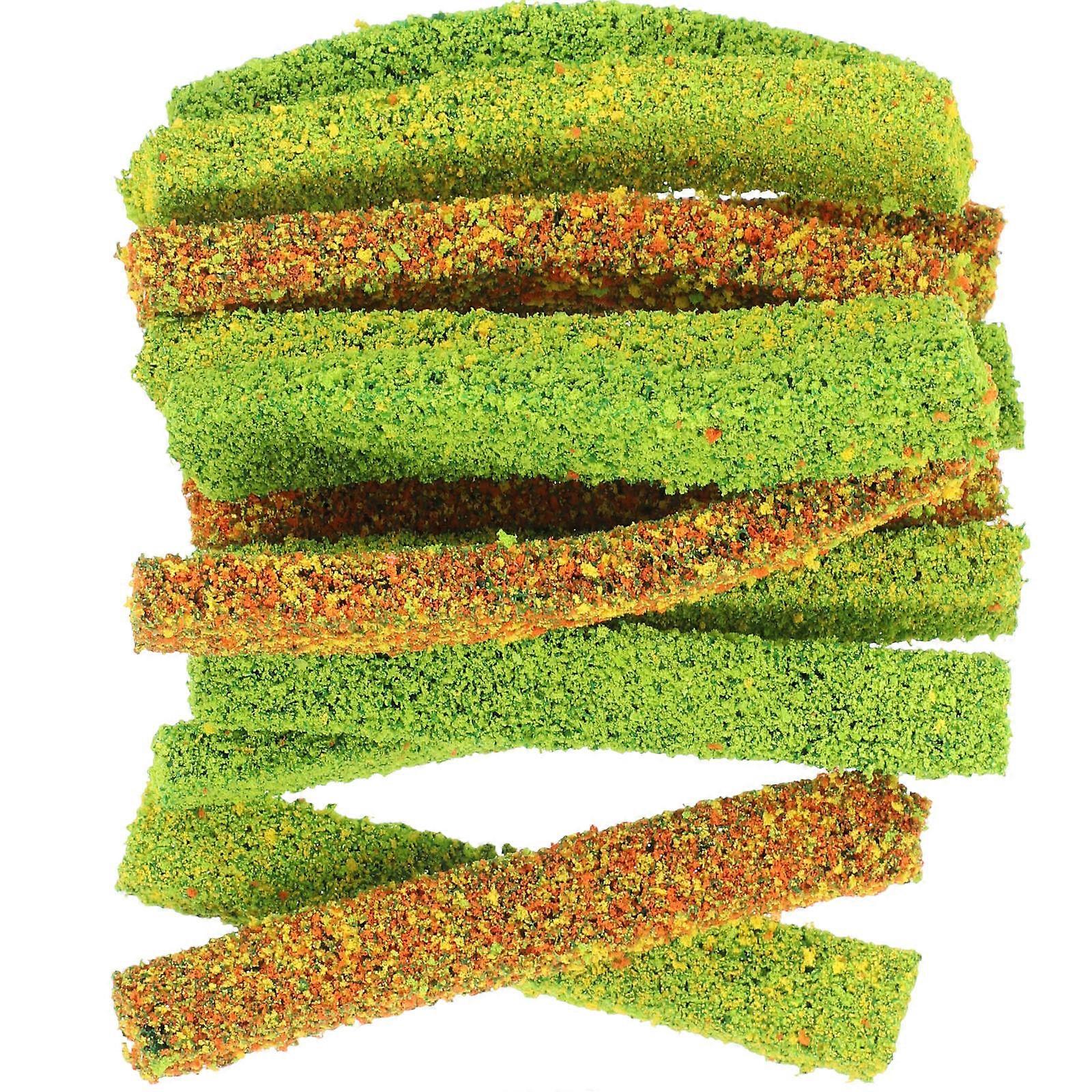15PCS Multi Miniature Strips for Sand Table and Micro Landscape Decoration Sponge Realistic