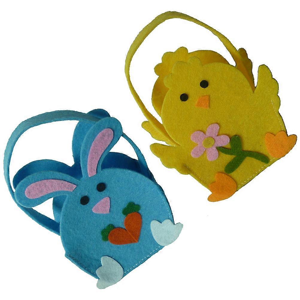 Chick and Bunny Bags, Ideal for Easter Celebrations and Daily Use,