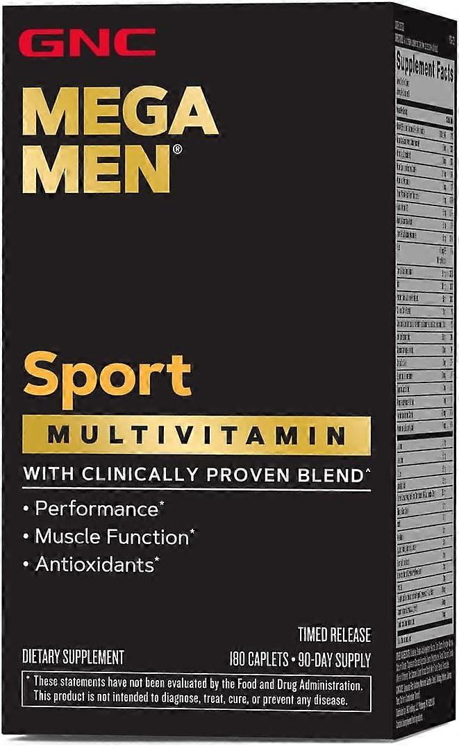 GNC Mega Men Sport Multivitamin 180 Count