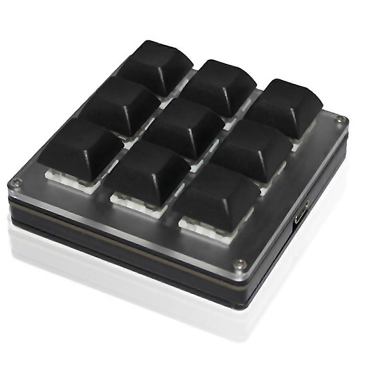 For 9key Wireless Izable Keyboard 24g Usb Bluetooth Trimode Key