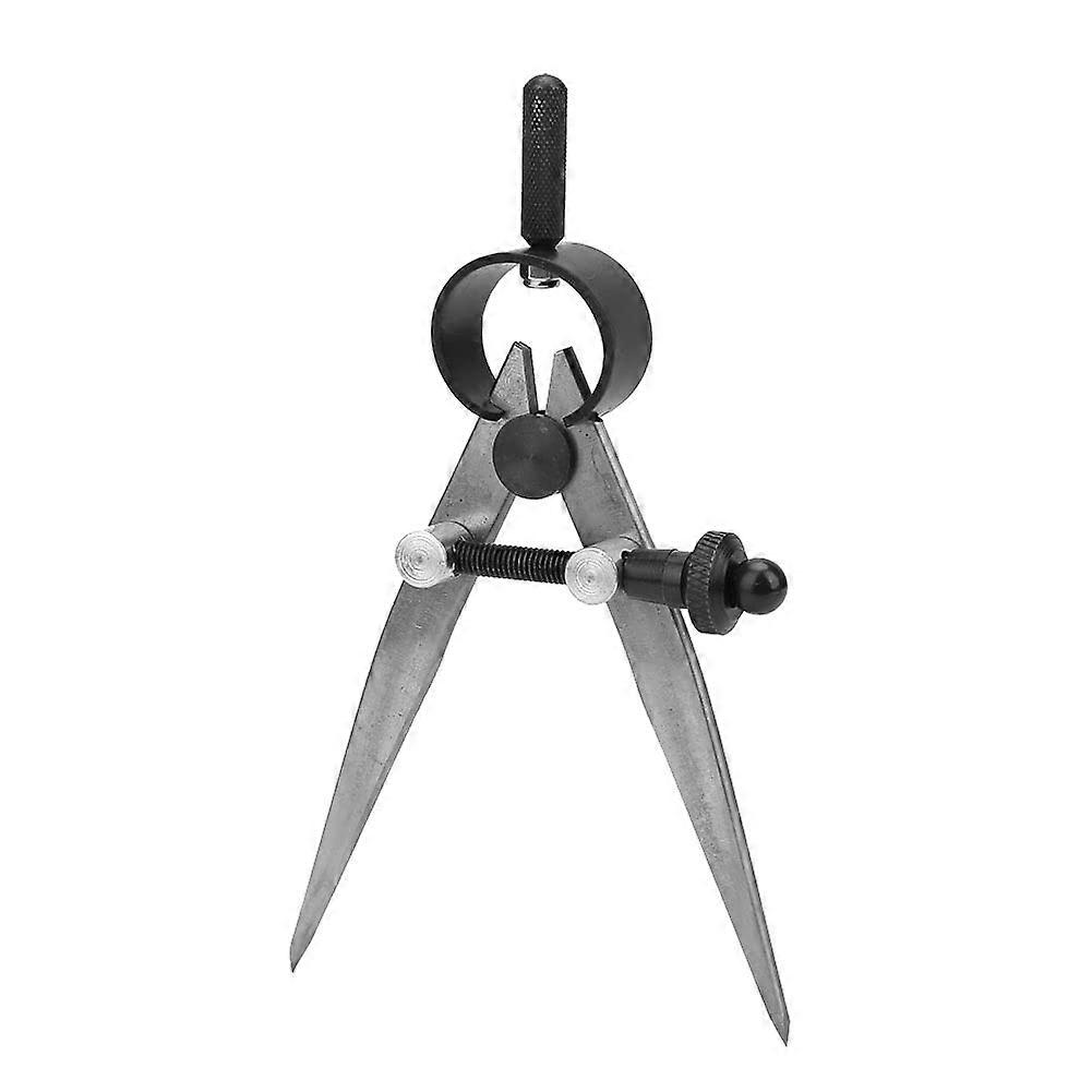 Steel leather craft compass wing divider spring divider 75 mm tempered material with spring lock
