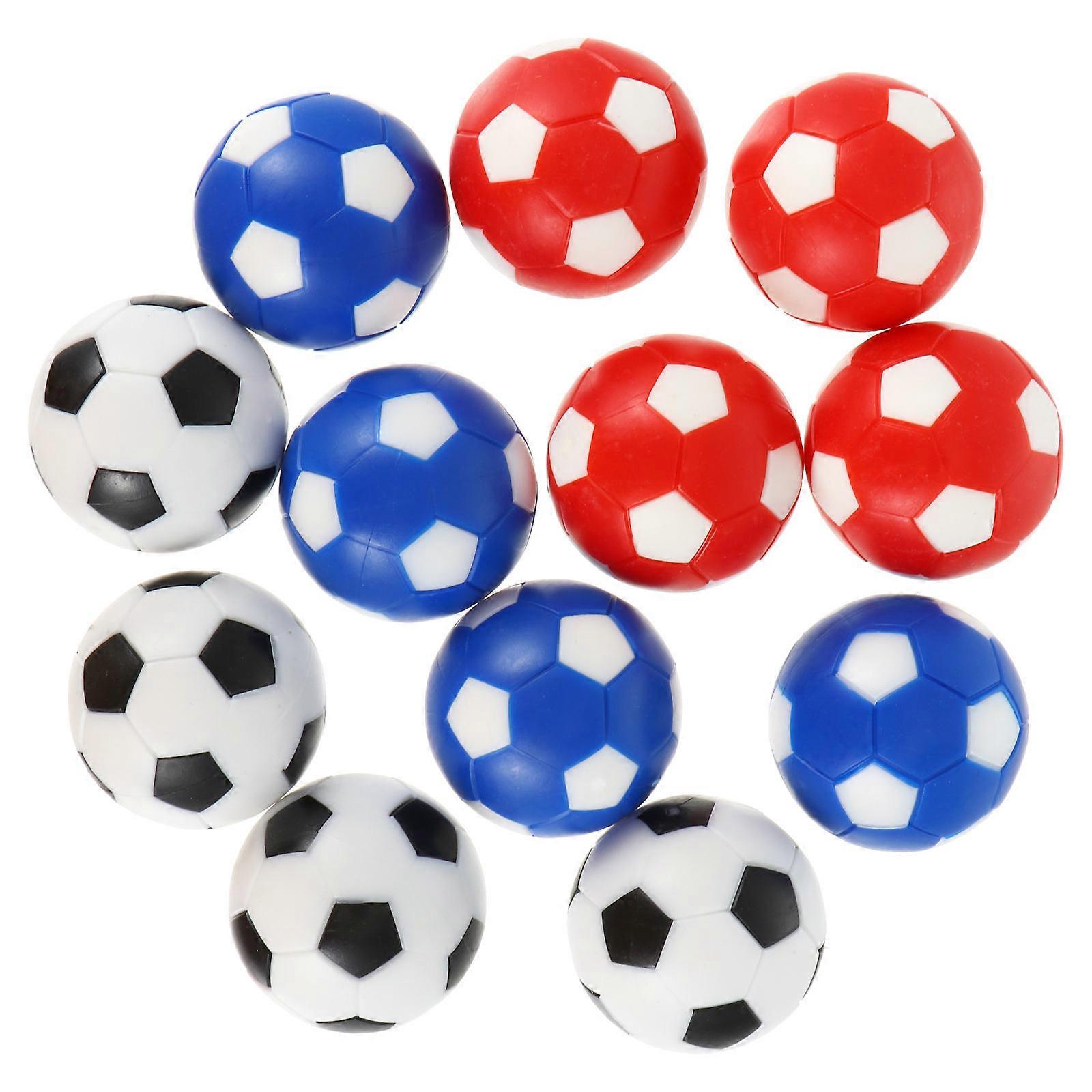 12Pcs Table Soccer Accessories Round Gaming Experience Assorted Color Designed For A Fun Indoor Activity For Families And Children