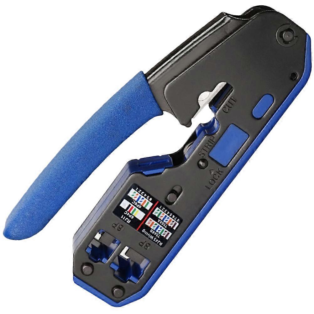 Ergonomic Handle Wire Stripping Tool For Network Installation In Multi Color 14X5.5cm 1Pack