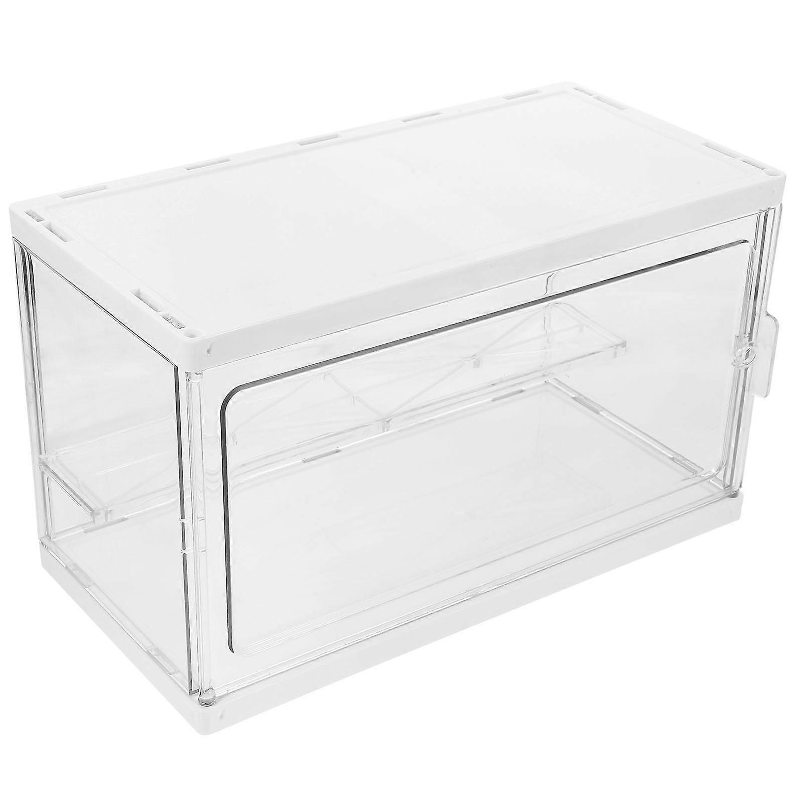Clear Countertop Display Box for Collectible Figures, Dolls & Miniature Models   Protective Storage Case for Collectors