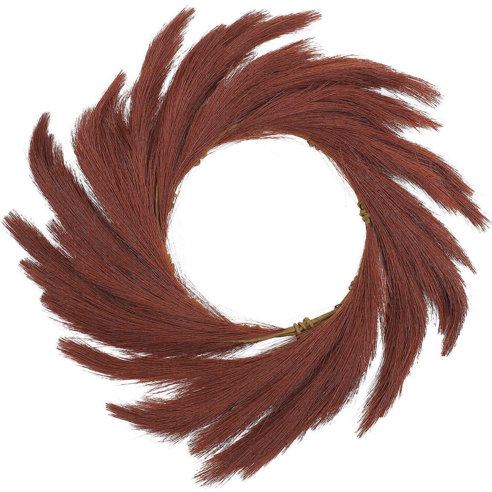 Home Decor Wreath Artificial Wreath Brown For 1Pcs