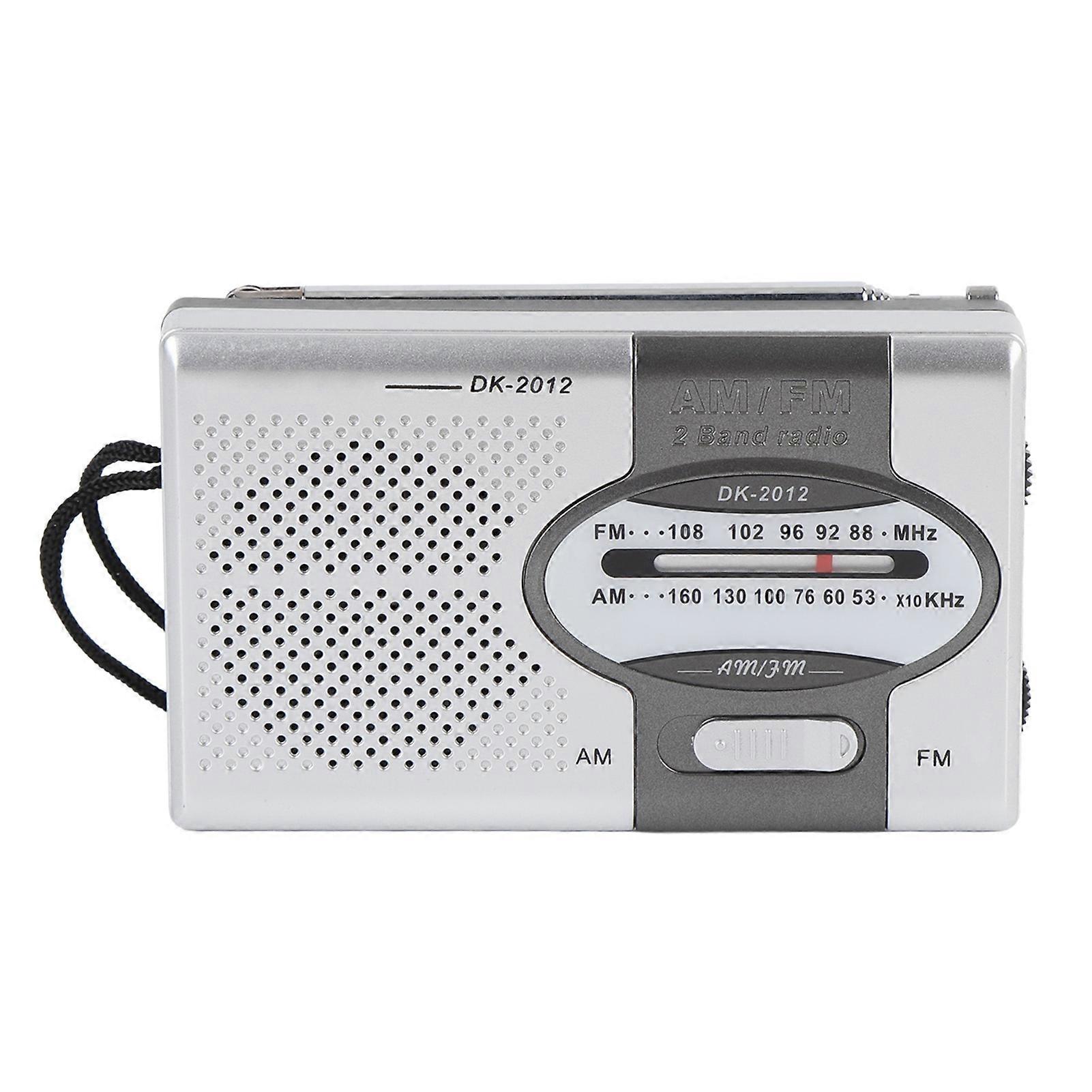 Portable Radio Frequency Modulation AM Pocket Transistor Radio with Speaker and Earphone Jack