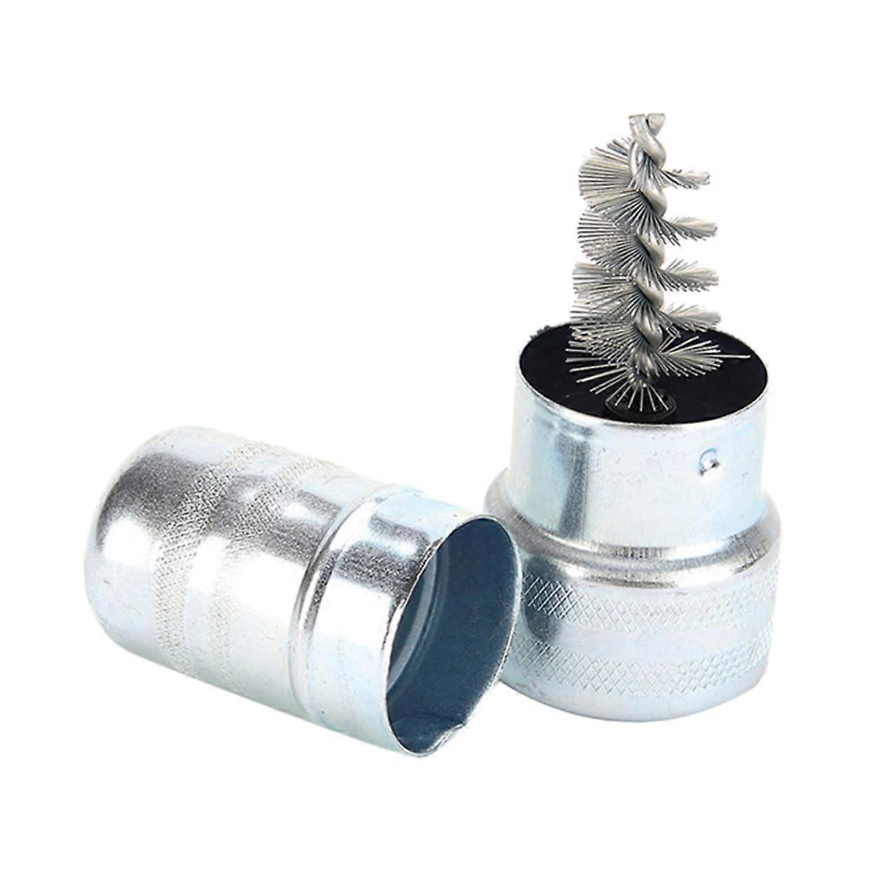 2 Sets Battery Dirt and Corrosion Brush for Vehicle Batteries, Portable Hand Cleaning Tool for Terminal Clamps and Connections