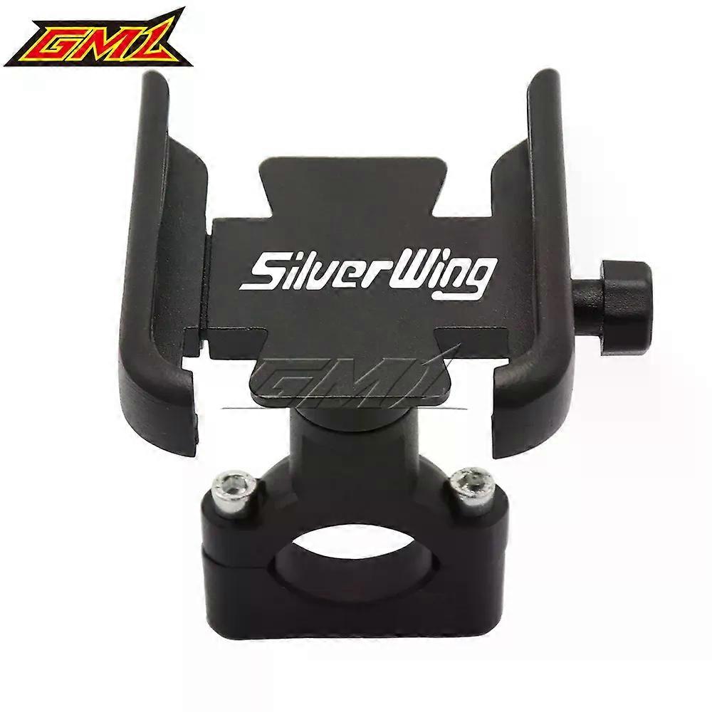 لهوندا الجناح الفضي 400 600 SILVERWING دراجة نارية الرؤية الخلفية مرآة المقود حامل الهاتف المحمول GPS حامل قوس الملاحة