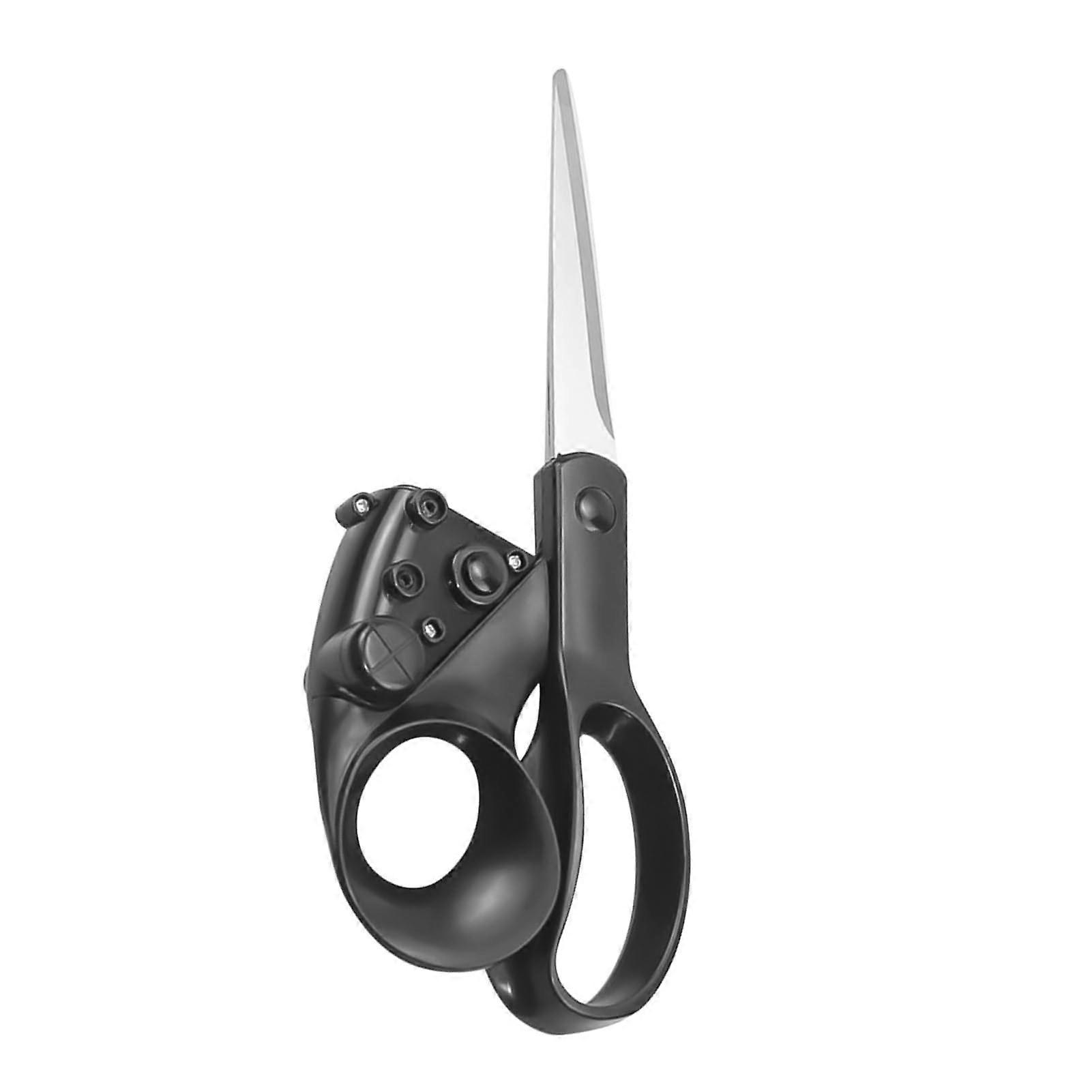 Scissors Multifunctional Sewing 6.5inch Straight Blade for Fast Precise Cuts, Black, 5Pack