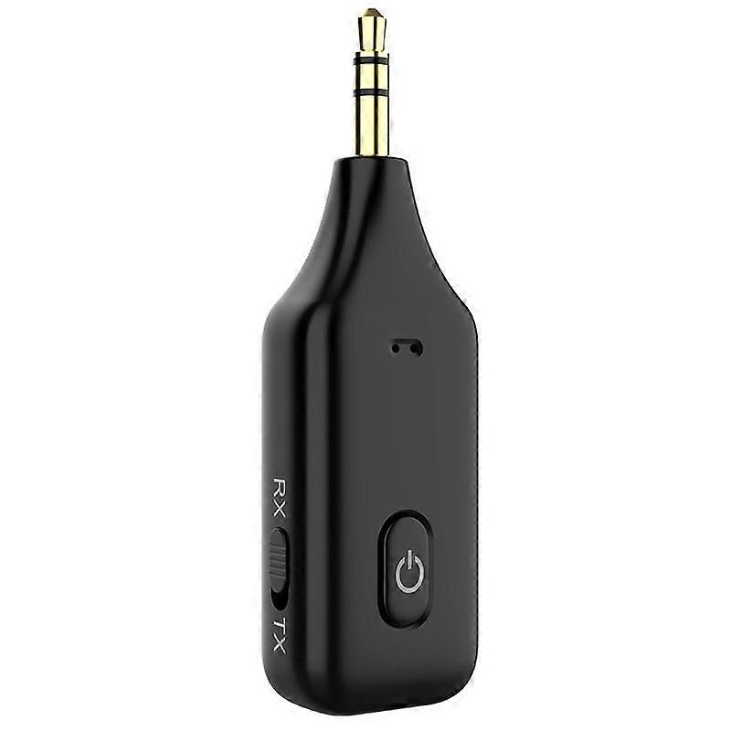 Bluetooth Car Adapter Aux 3.5mm Jack,Bluetooth V5.1 RX TX Receiver Transmitter Hands-Free Car Kit,Bluetooth Transmitter for Stereo System,PC,TV,Audio