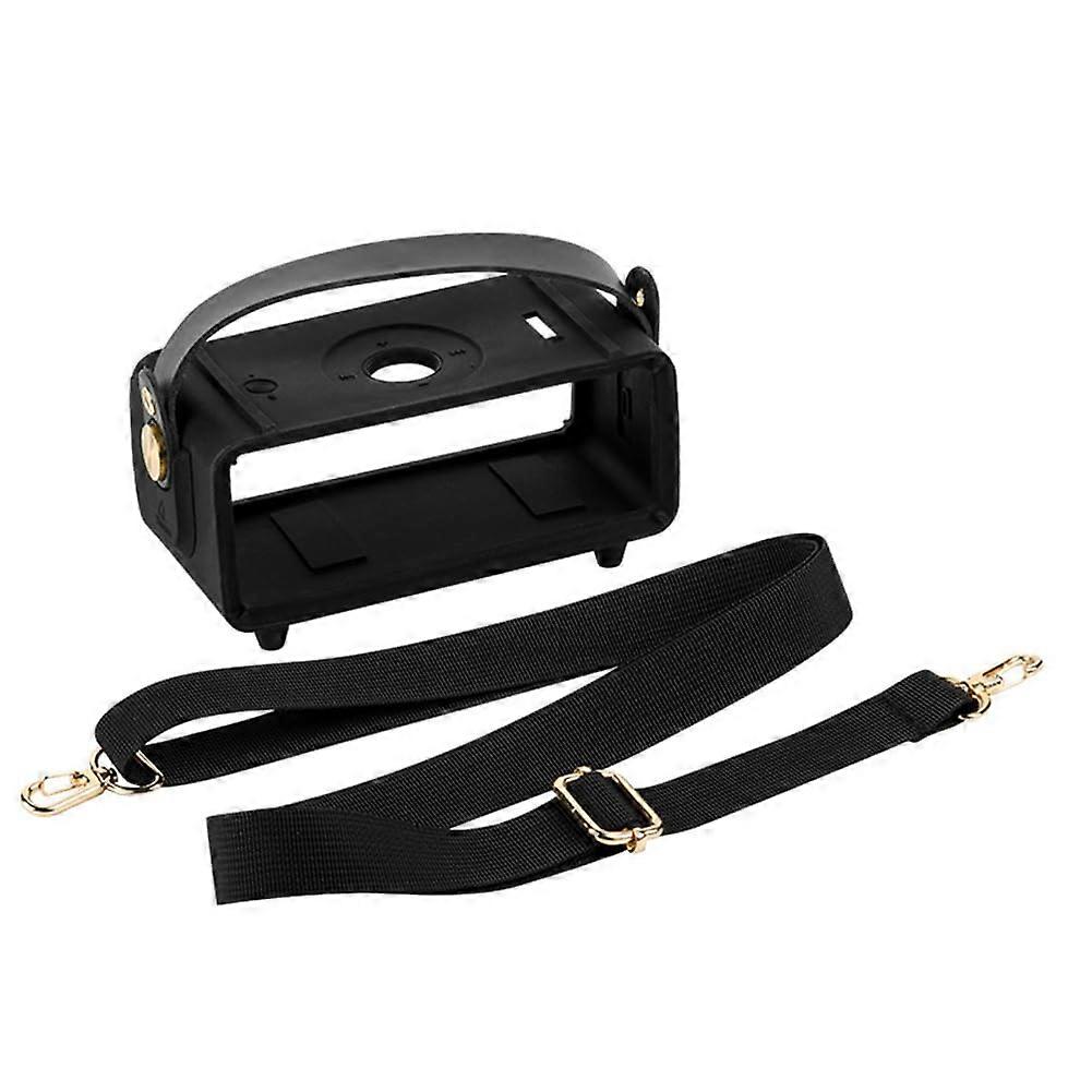 Silicone Case with Carry Handle, Shockproof Protective for Emberton II BT Speaker Black
