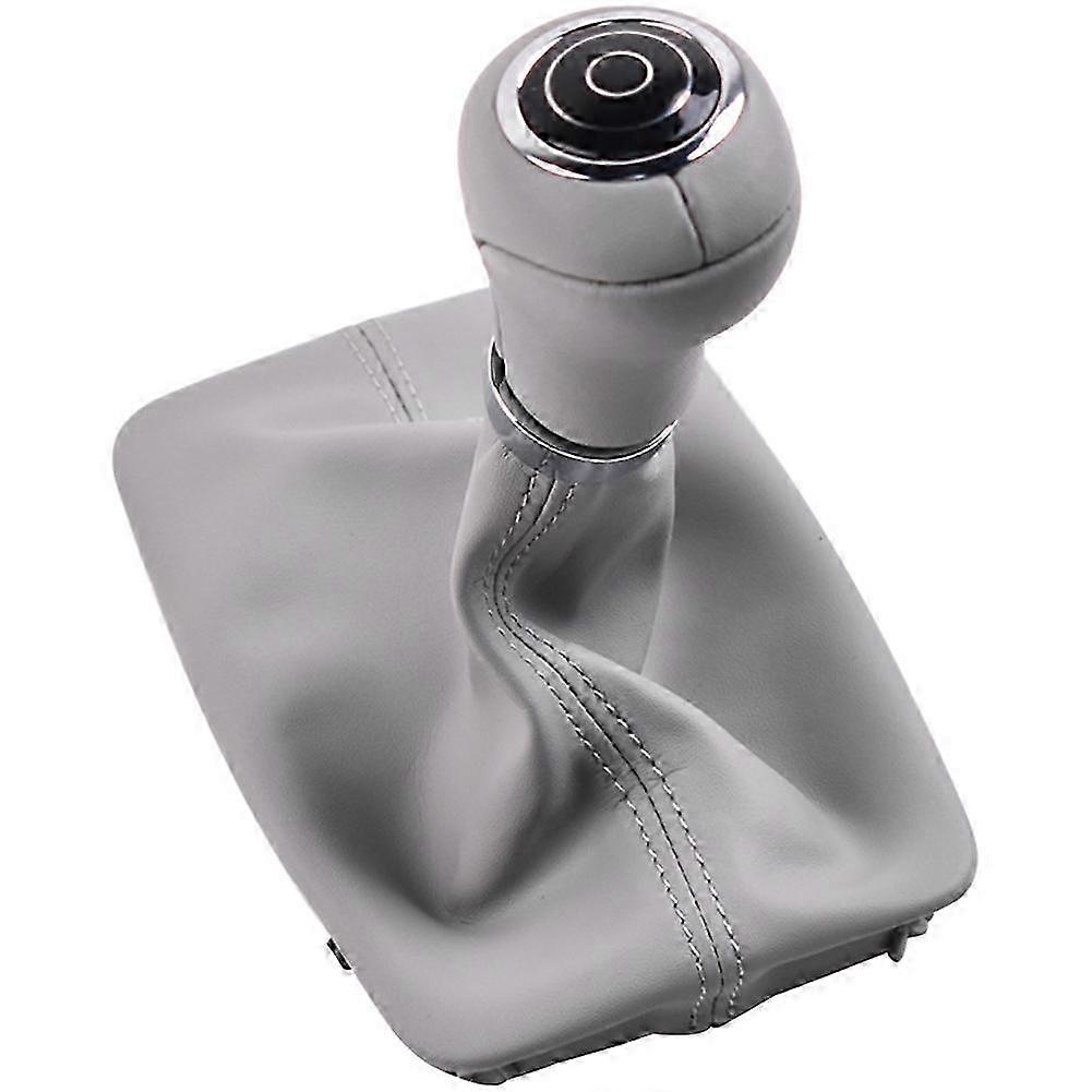 Revamped Gear Shifter Knob with Boot for Mercedes C/E Class - C180, E200, GLK300 - W204, W212, W207 in Gray